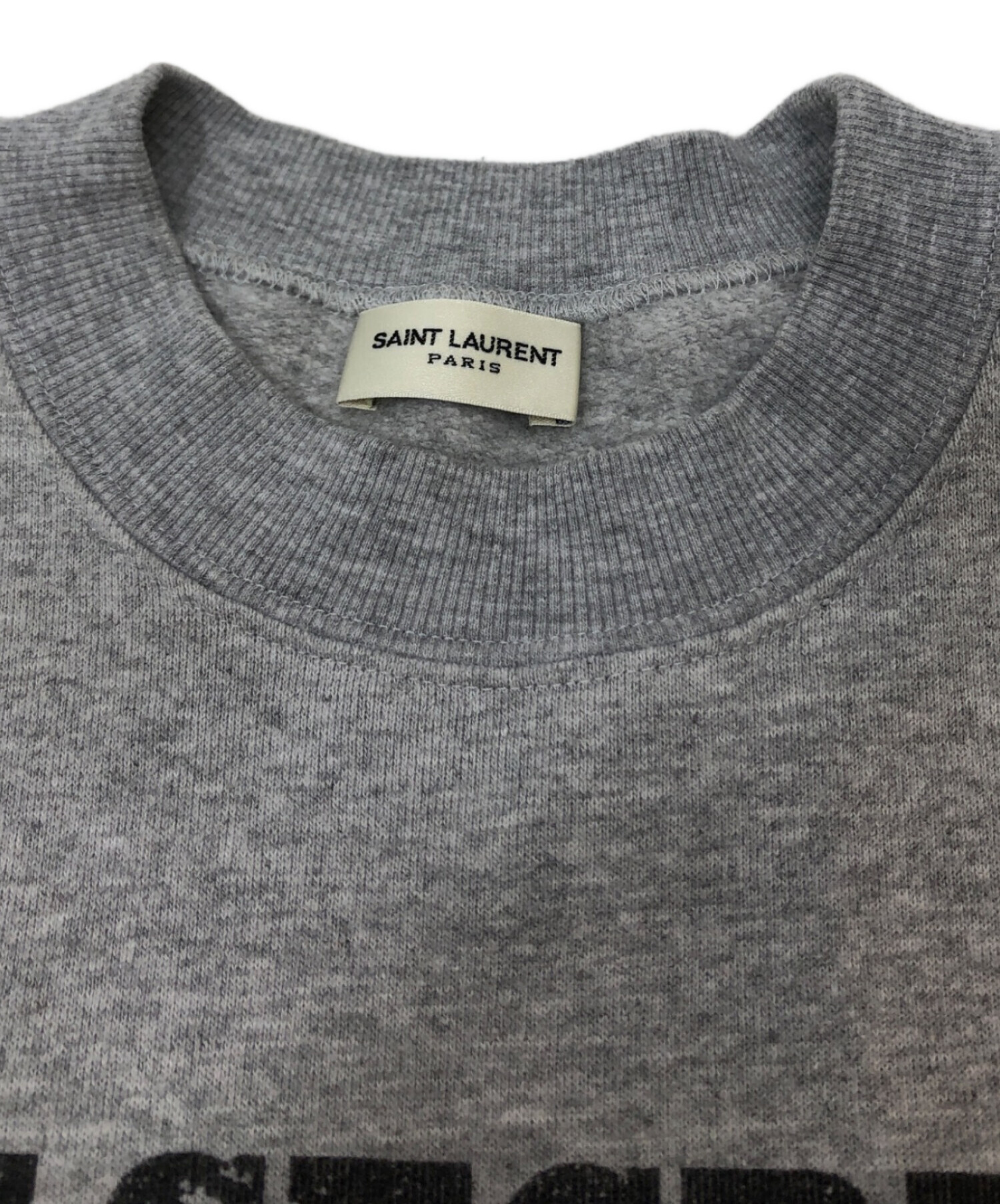 中古・古着通販】Saint Laurent Paris (サンローランパリ) PEANUTS (ピーナッツ) スヌーピープリントスウェット グレー  サイズ:S｜ブランド・古着通販 トレファク公式【TREFAC FASHION】スマホサイト