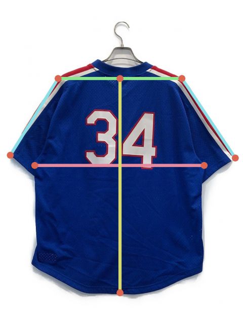 中古・古着通販】MITCHELL & NESS (ミッチェルアンドネス) ゲームシャツ/ベースボールシャツ ブルー サイズ:52(2XL)｜ブランド・ 古着通販 トレファク公式【TREFAC FASHION】スマホサイト