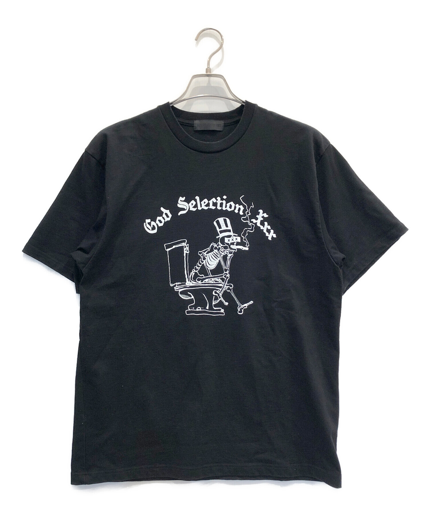 中古・古着通販】GOD SELECTION XXX (ゴッドセレクショントリプルエックス) ロゴ プリント Tシャツ ブラック サイズ:L｜ブランド・古着通販  トレファク公式【TREFAC FASHION】スマホサイト