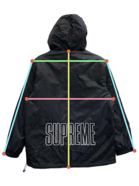 中古・古着通販】Supreme (シュプリーム) Champion (チャンピオン) 中綿ロゴアノラックパーカー ブラック  サイズ:M｜ブランド・古着通販 トレファク公式【TREFAC FASHION】スマホサイト