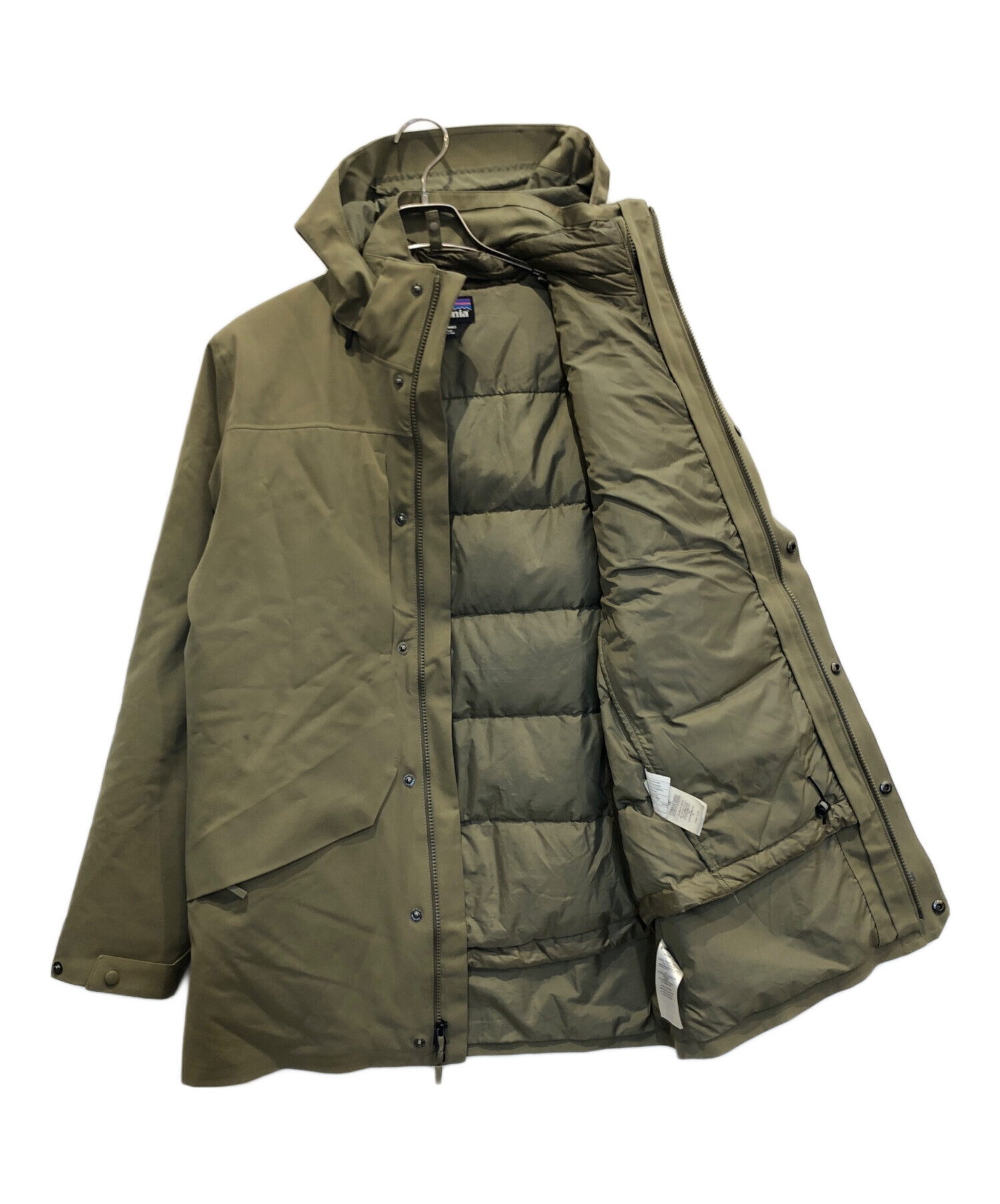 中古・古着通販】Patagonia (パタゴニア) マウンテンパーカ/トレススリーインワンパーカ カーキ サイズ:S｜ブランド・古着通販  トレファク公式【TREFAC FASHION】スマホサイト