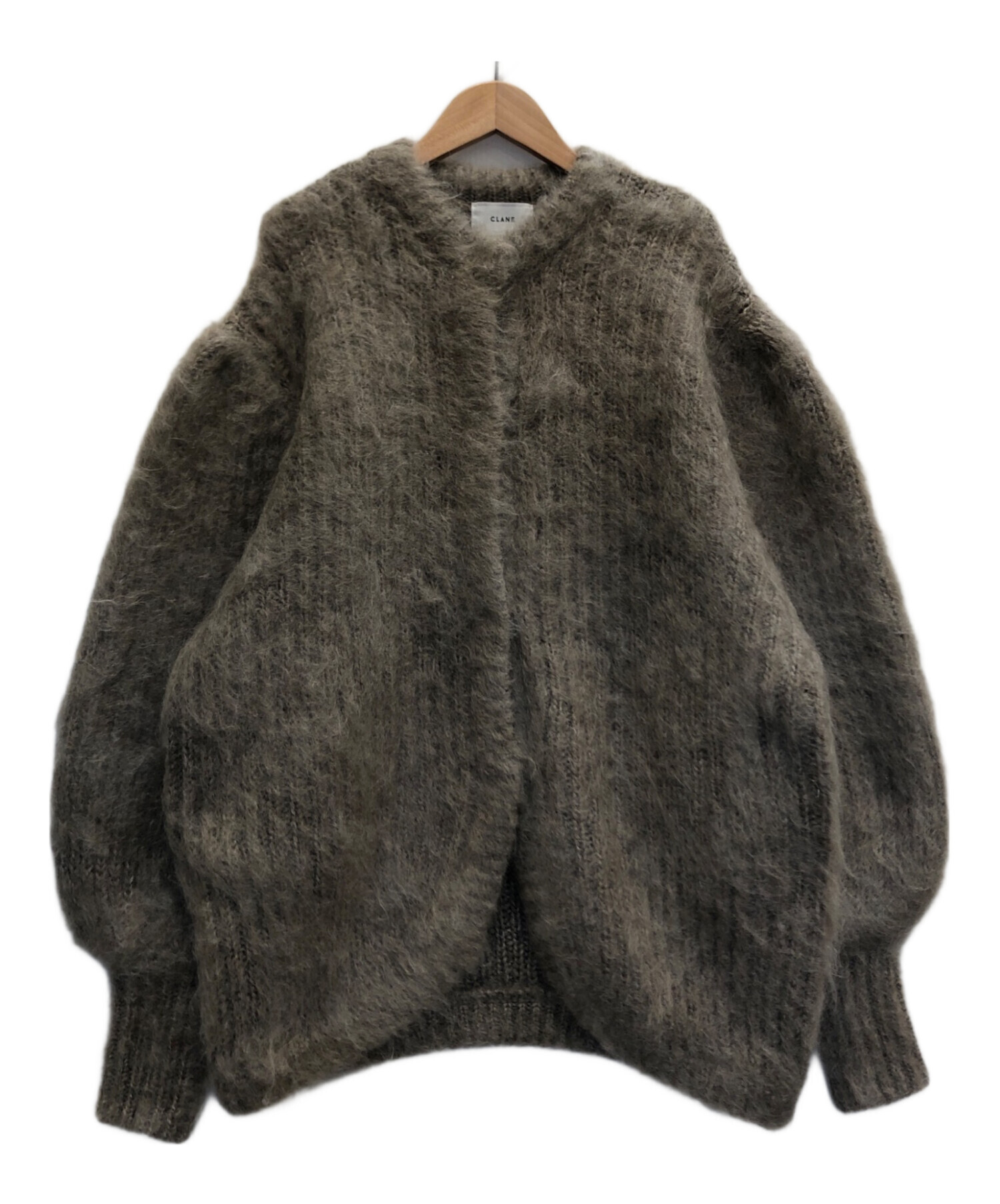 中古・古着通販】CLANE (クラネ) COLOR MOHAIR SHAGGY CARDIGAN ブラウン サイズ:1｜ブランド・古着通販  トレファク公式【TREFAC FASHION】スマホサイト