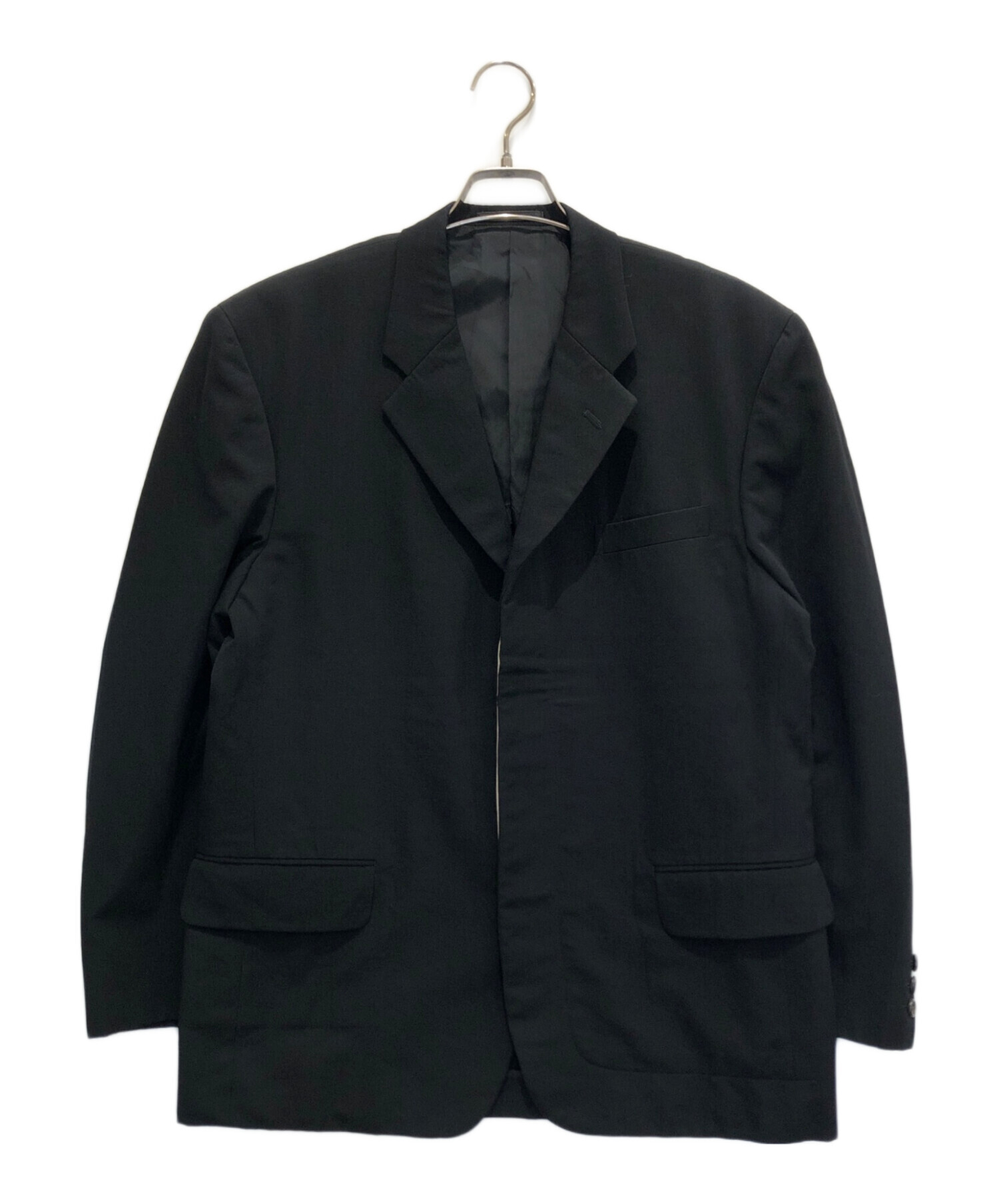 中古・古着通販】COMME des GARCONS HOMME (コムデギャルソン オム) テーラードジャケット ブラック サイズ:S｜ブランド・古着通販  トレファク公式【TREFAC FASHION】スマホサイト