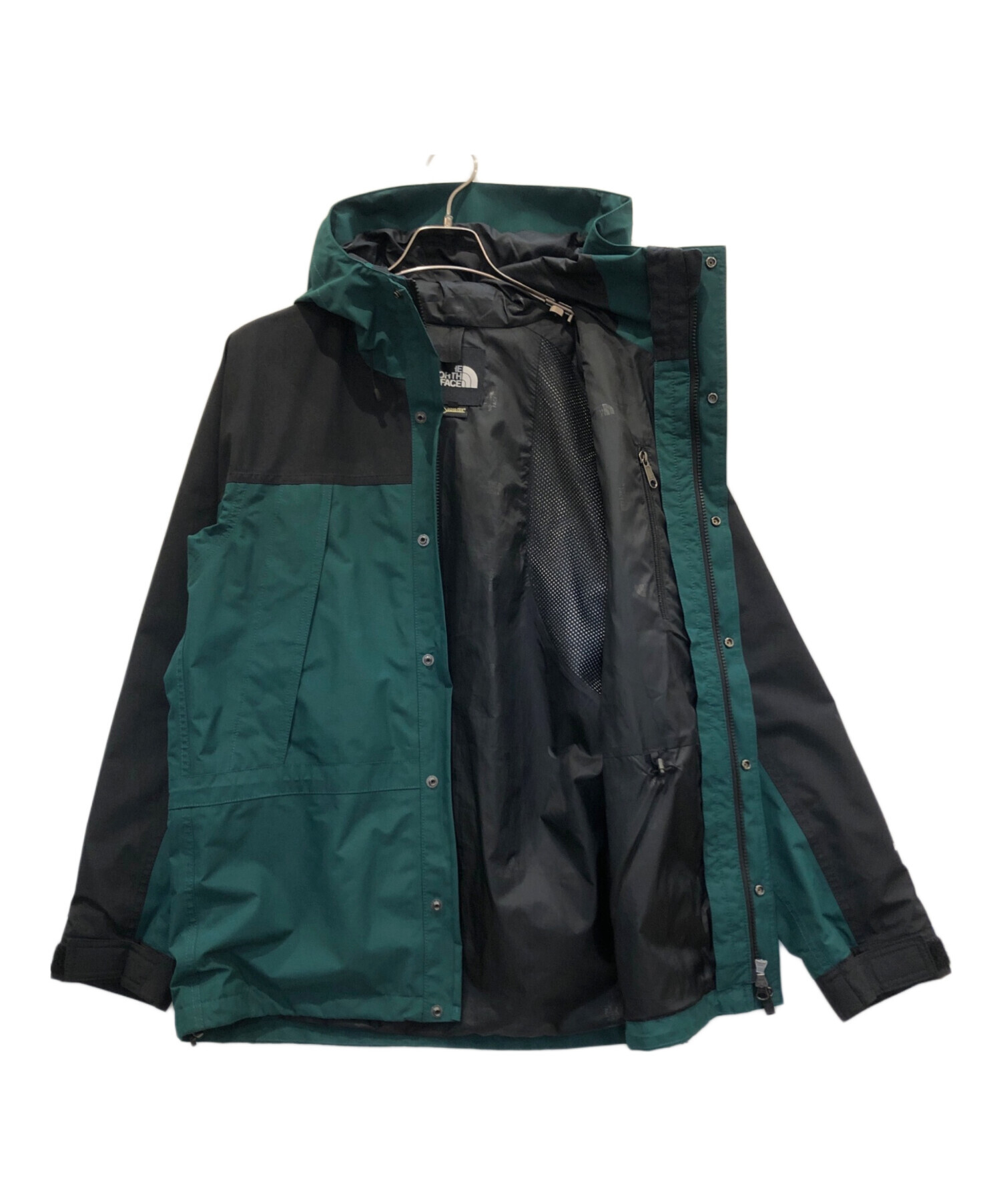 中古・古着通販】THE NORTH FACE (ザ ノース フェイス) マウンテンライトジャケット/マウンテンパーカー/ゴアテックス ブラック×グリーン  サイズ:L｜ブランド・古着通販 トレファク公式【TREFAC FASHION】スマホサイト