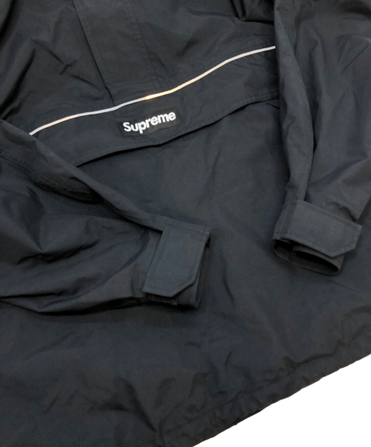 中古・古着通販】SUPREME (シュプリーム) ゴアテックス アノラックパーカー/ナイロンジャケット ブラック サイズ:L｜ブランド・古着通販  トレファク公式【TREFAC FASHION】スマホサイト