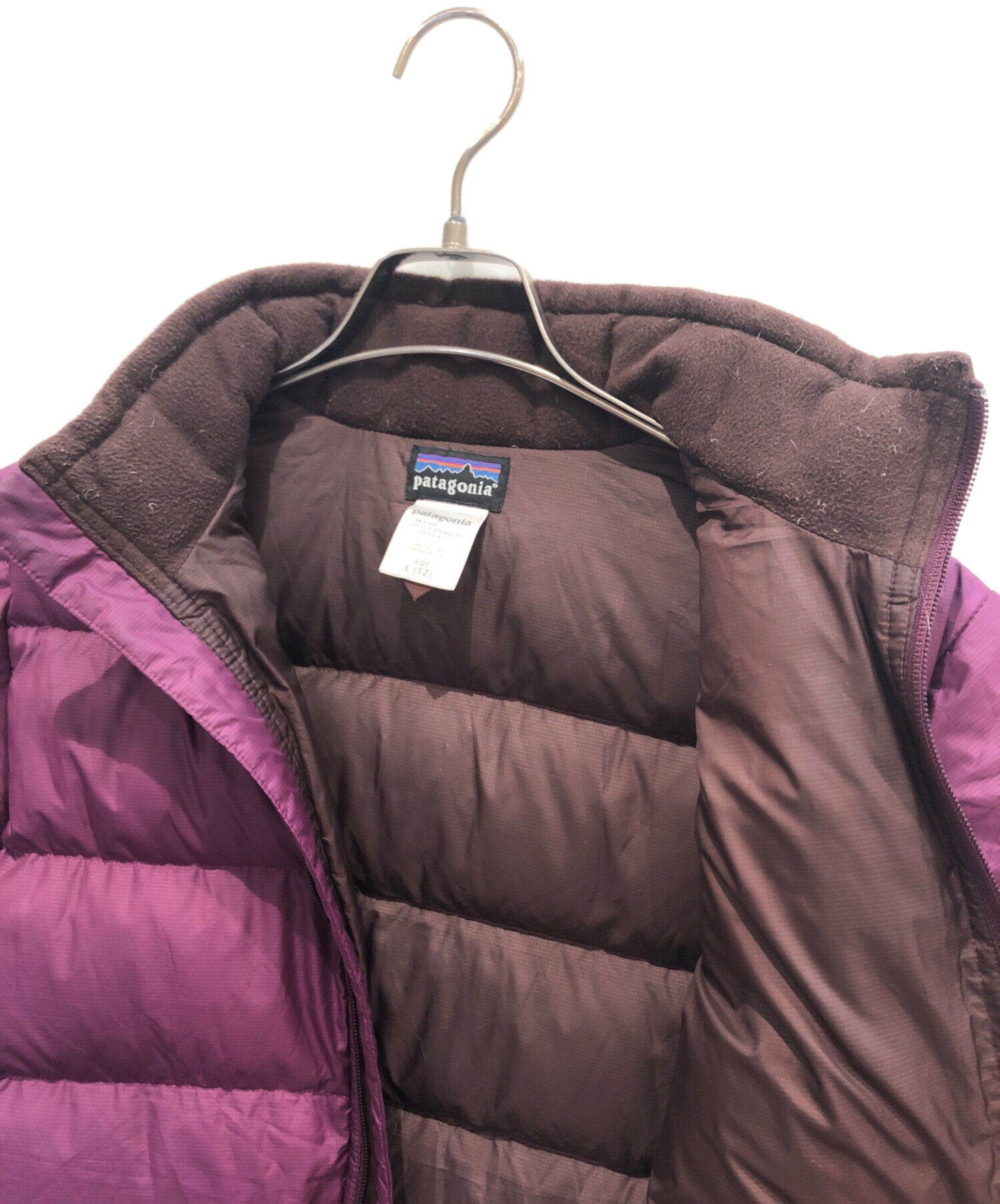 中古・古着通販】Patagonia (パタゴニア) ダウンジャケット パープル サイズ:KID'S L｜ブランド・古着通販  トレファク公式【TREFAC FASHION】スマホサイト