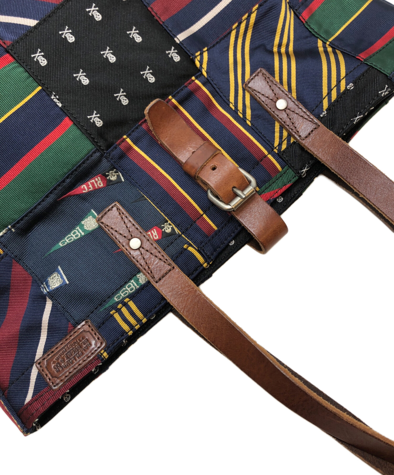 Rugby Ralph Lauren (ラグビーラルフローレン) パッチワークトートバッグ マルチカラー