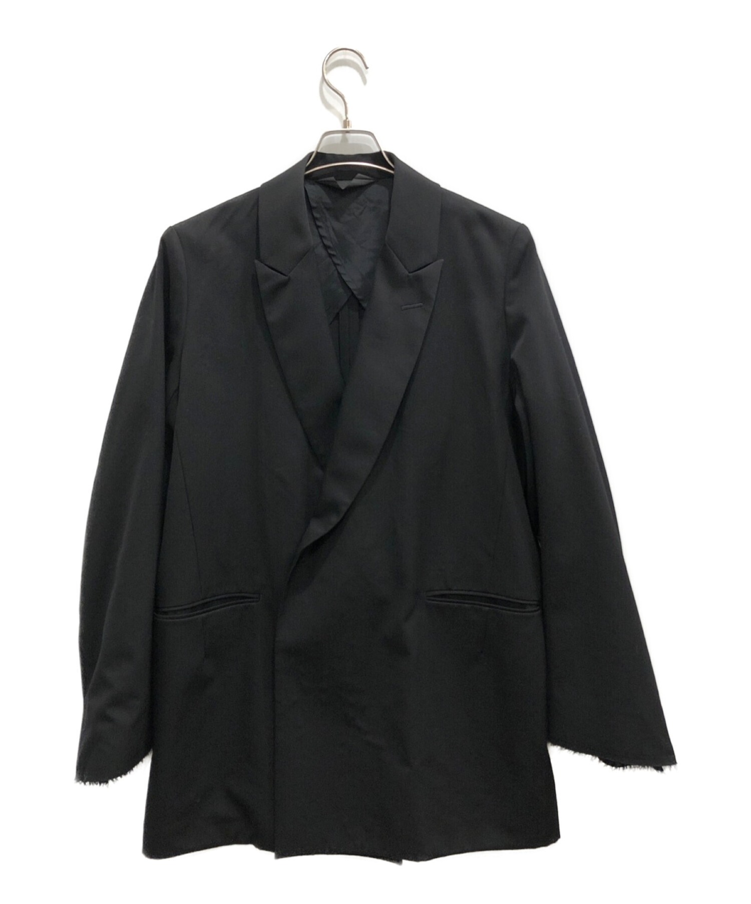 Essay (エッセイ) PEAKED LAPEL TAYLORED JACKET ブラック サイズ:S