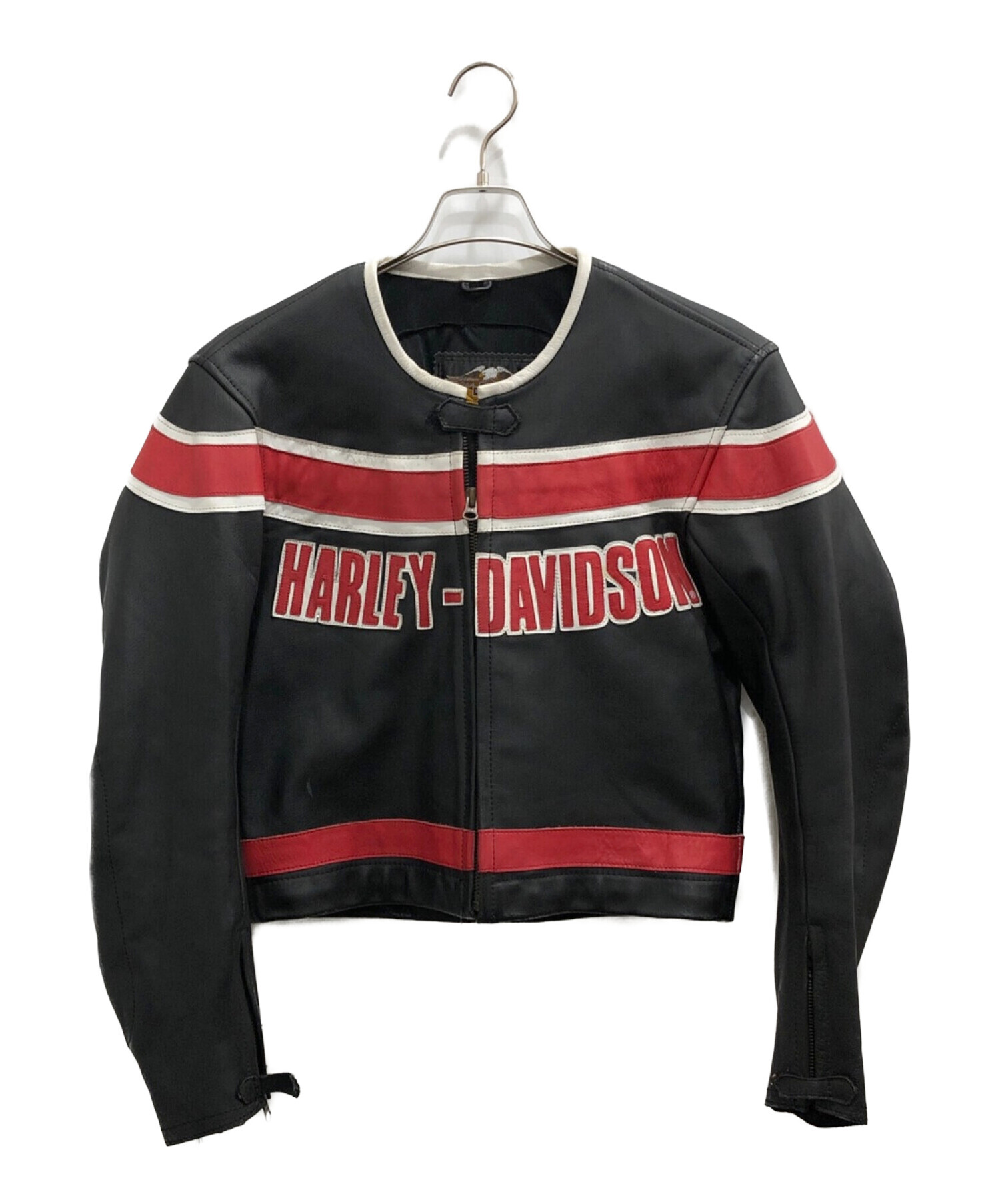 HARLEY-DAVIDSON (ハーレーダビッドソン) レーシングジャケット ブラック サイズ:L
