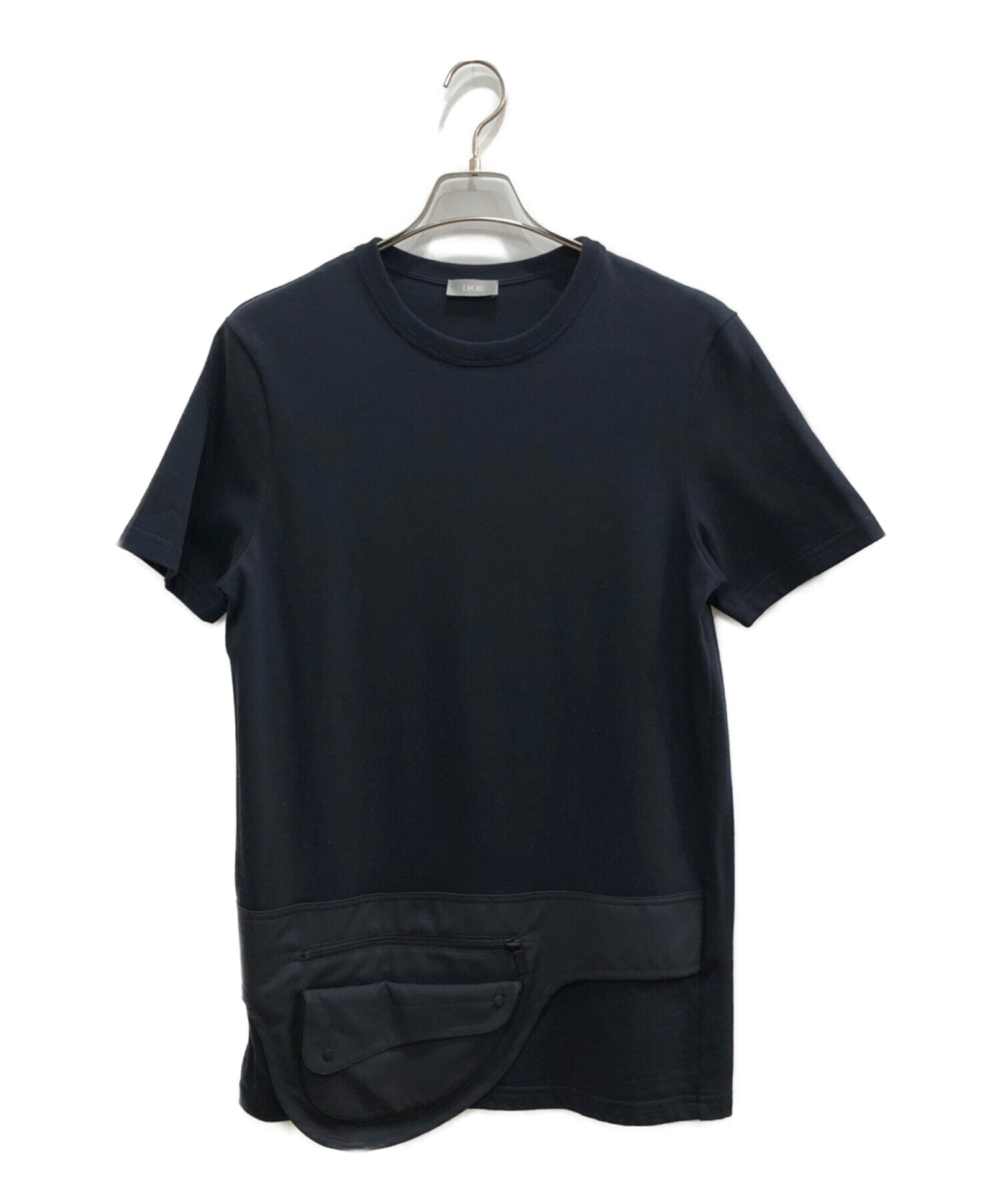 Dior (ディオール) サドルポケットTシャツ ネイビー サイズ:S