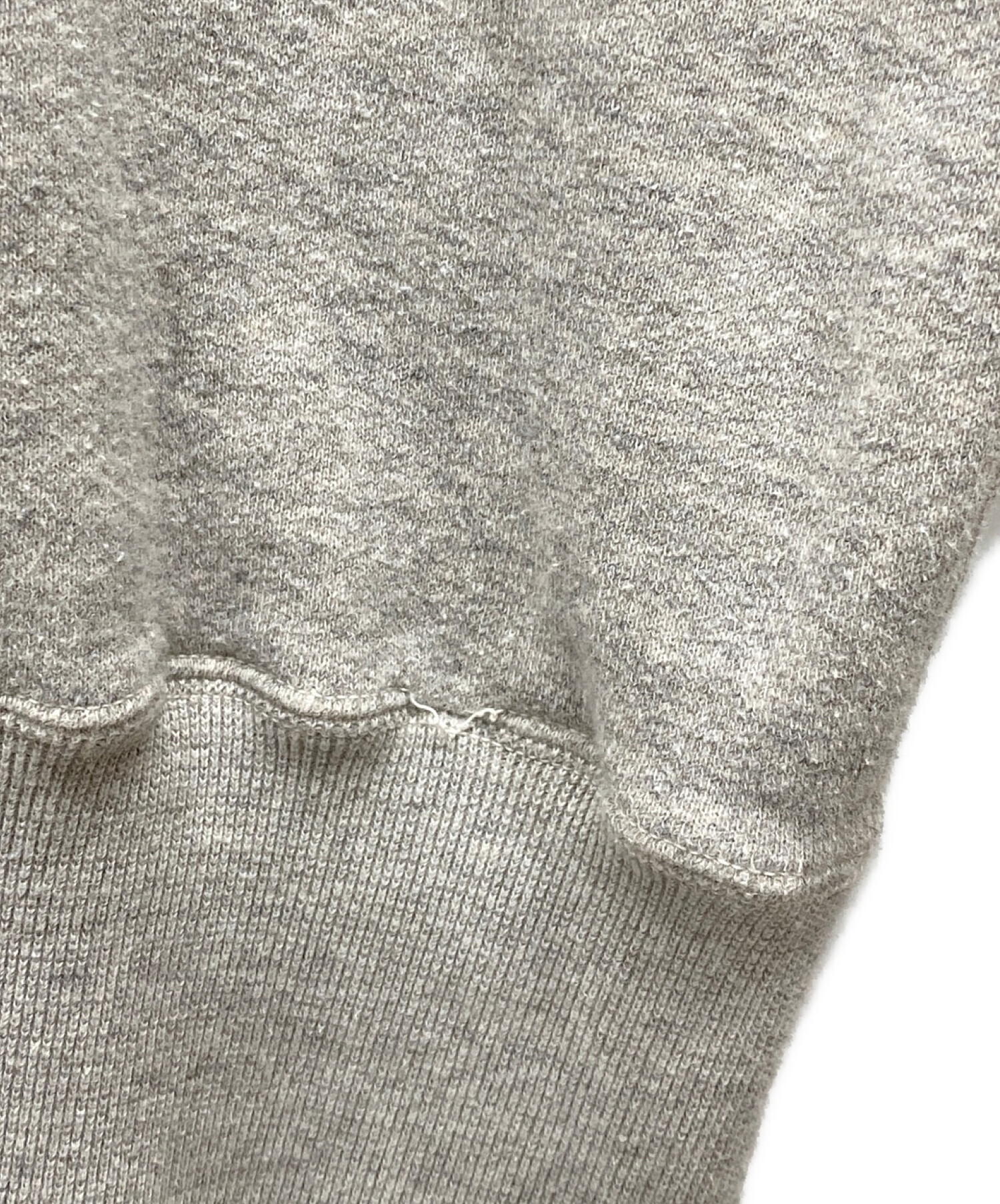 OLDE HOMESTEADER (オールド ホームステッダー) EXTRA COTTON FLEECE CREW NECK LONG SLEEVE  グレー サイズ:44