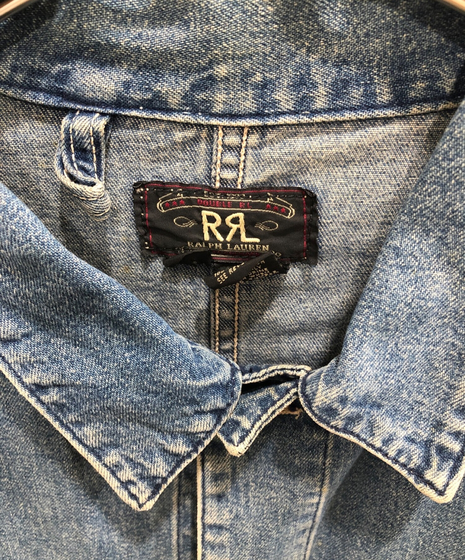 RRL (ダブルアールエル) ライトデニムカバーオール ブルー サイズ:XL