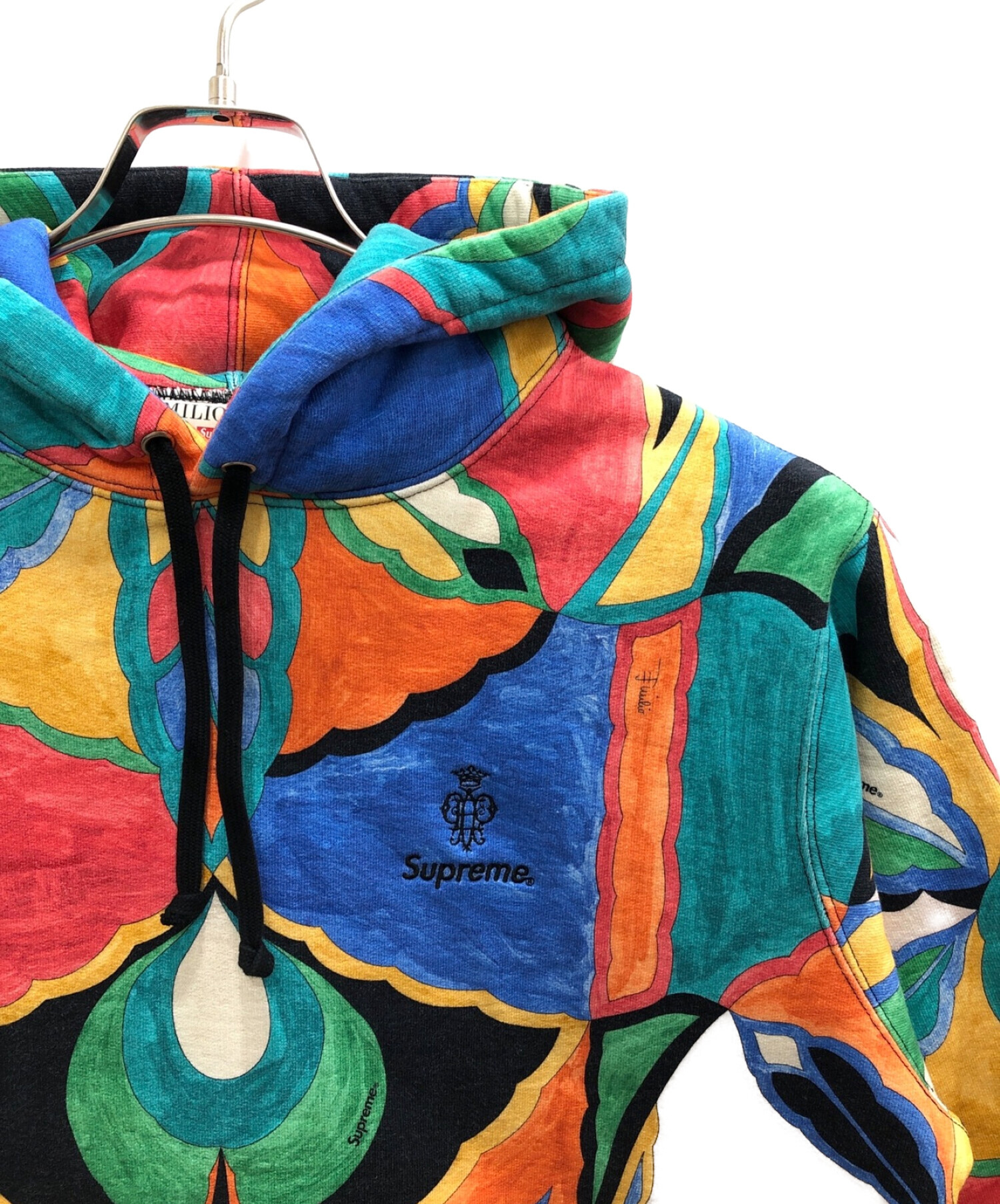 Supreme×Emilio Pucci (シュプリーム×エミリオプッチ) Pucci Hooded Sweatshirt マルチカラー サイズ:S