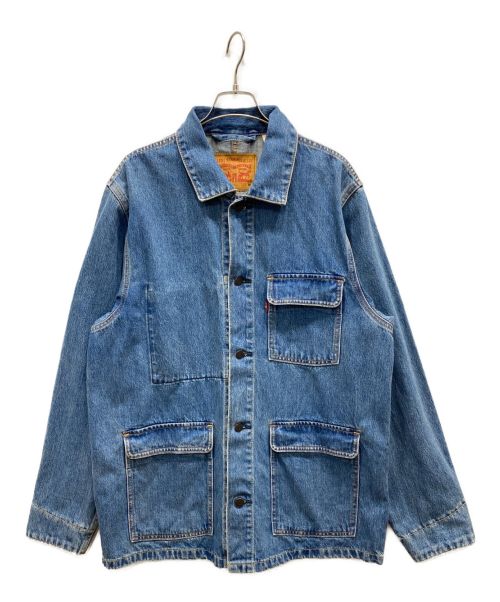 【中古・古着通販】LEVI'S (リーバイス) デニムカバーオール ブルー