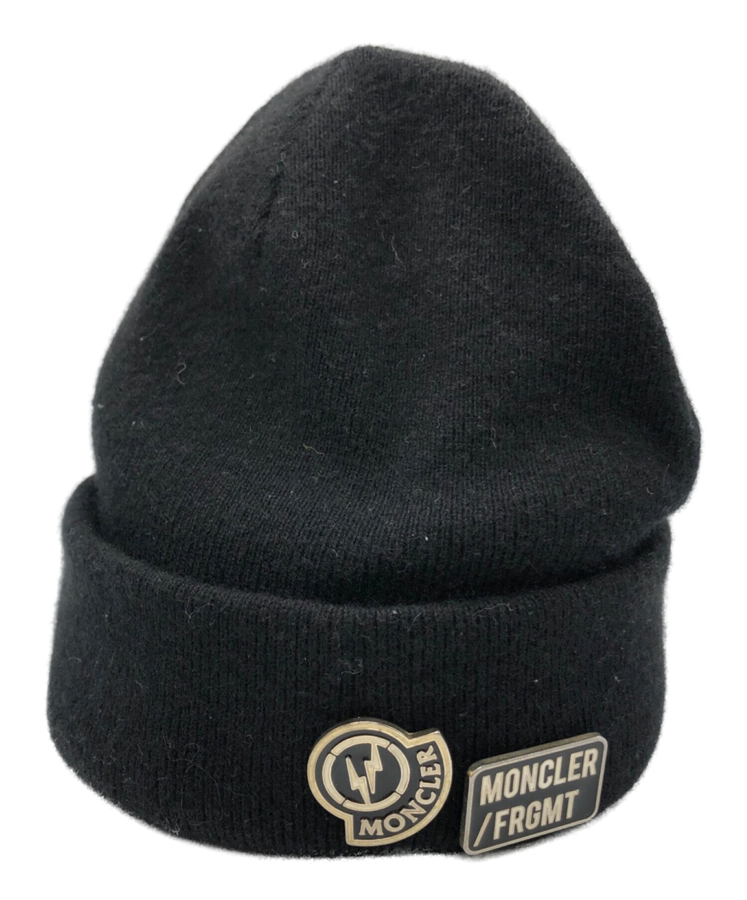 MONCLER FRAGMENT ビーニー モンクレール フラグメント ニット帽ブラック