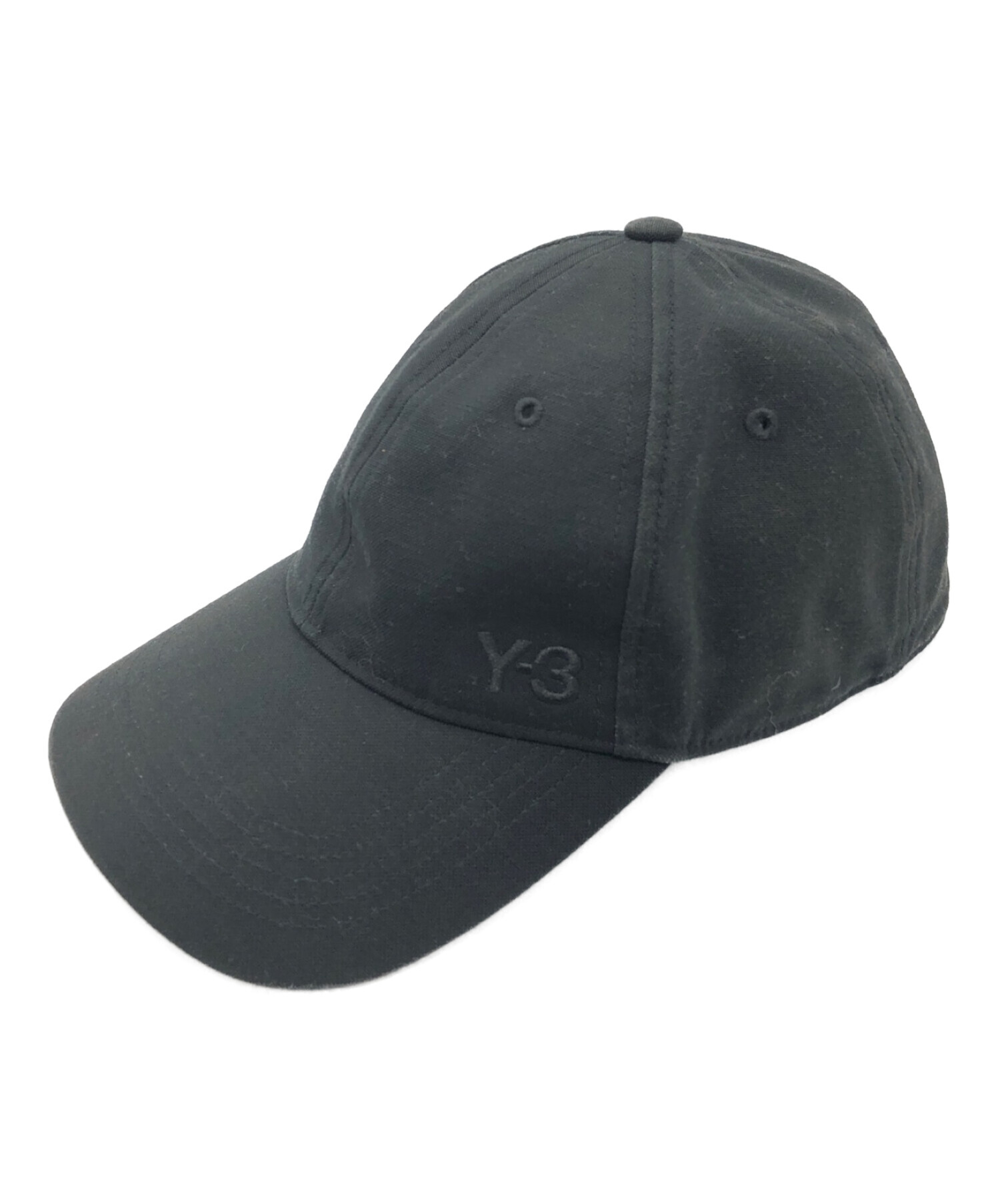 Y-3 (ワイスリー) ロゴ刺繍キャップ ブラック サイズ:58