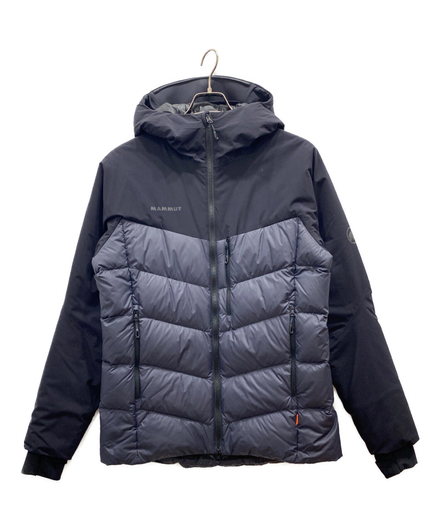 MAMMUT (マムート) Rime Pro IN Hybrid Hooded Jacket ネイビー×ブラック サイズ:ASIA Ｌ