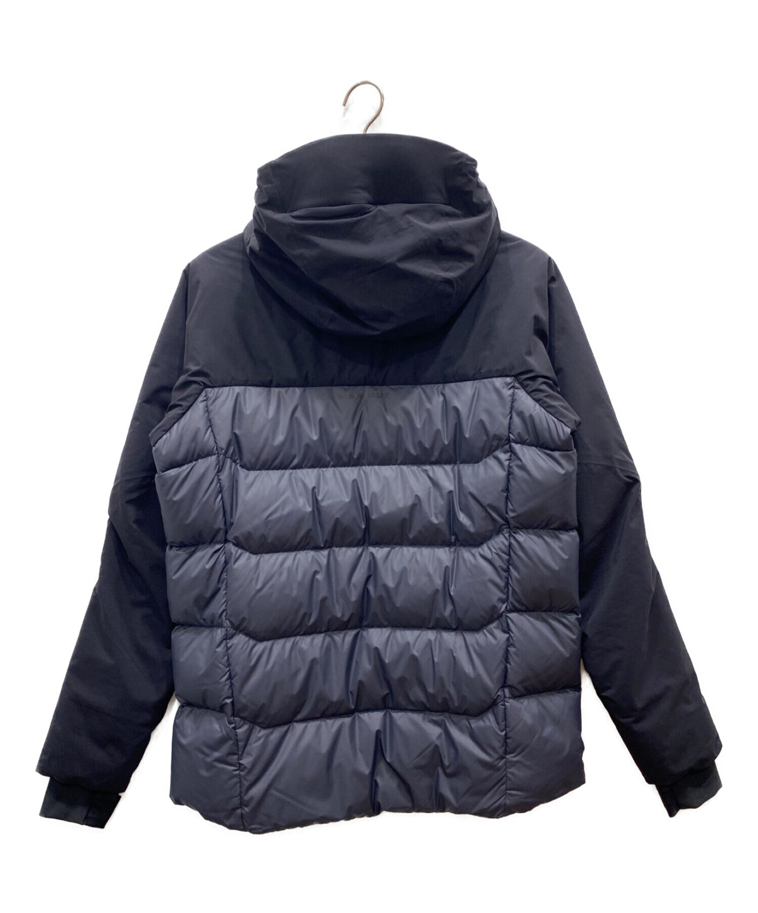 MAMMUT (マムート) Rime Pro IN Hybrid Hooded Jacket ネイビー×ブラック サイズ:ASIA Ｌ