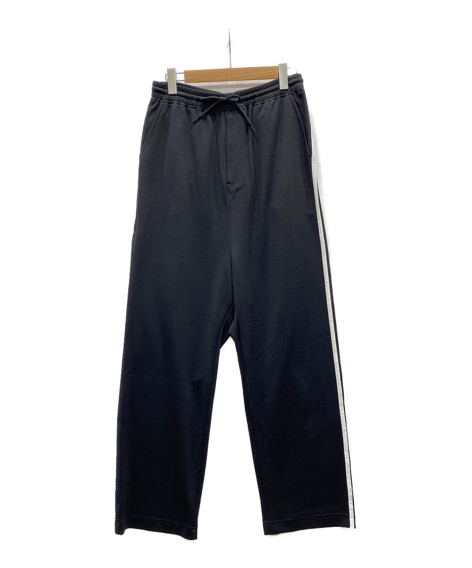 Y-3 (ワイスリー) 3Stripe Wide Pant/3ストライプワイドパンツ ブラック サイズ:S