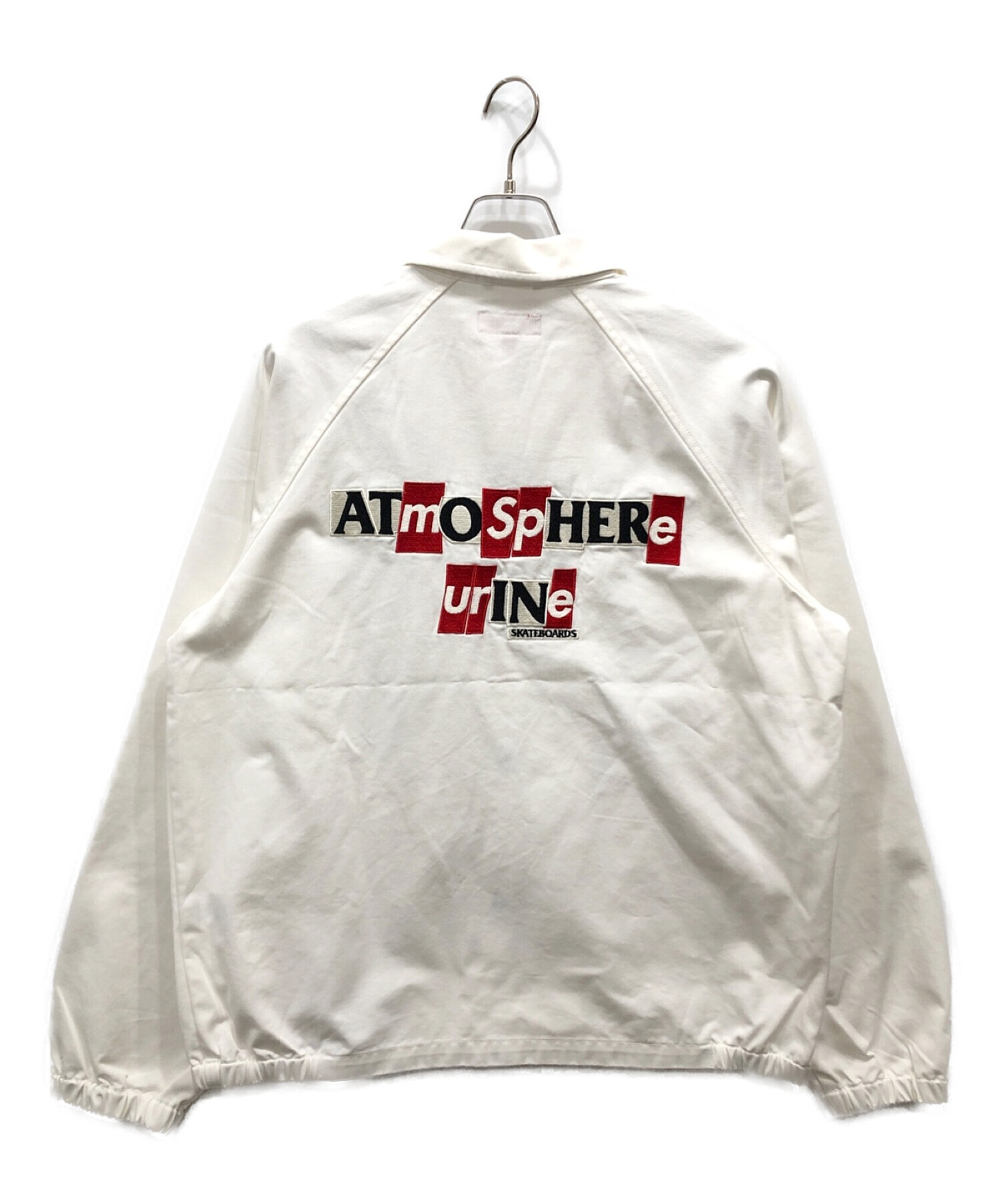 SUPREME (シュプリーム) anti Hero (アンタイヒーロー) ANTIHERO Snap Front Twill Jacket ホワイト  サイズ:XL