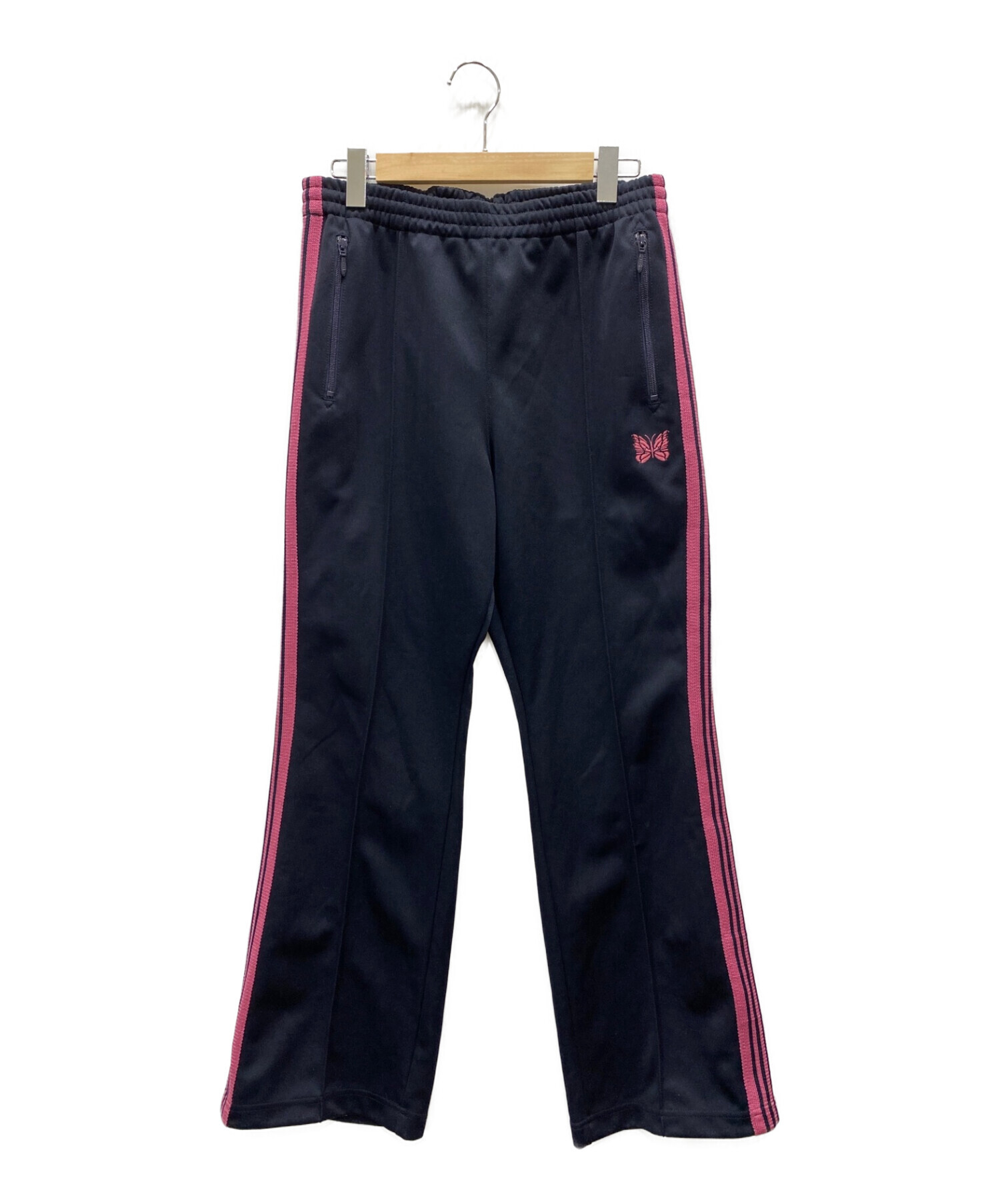 Needles (ニードルス) Boot Cut Track Pant/ブーツカットトラックパンツ ネイビー×ピンク サイズ:Ｍ