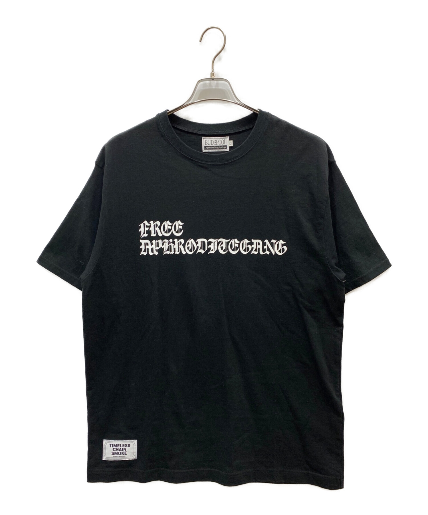 BUDSPOOL (バッズプール) プリントTシャツ ブラック サイズ:XL