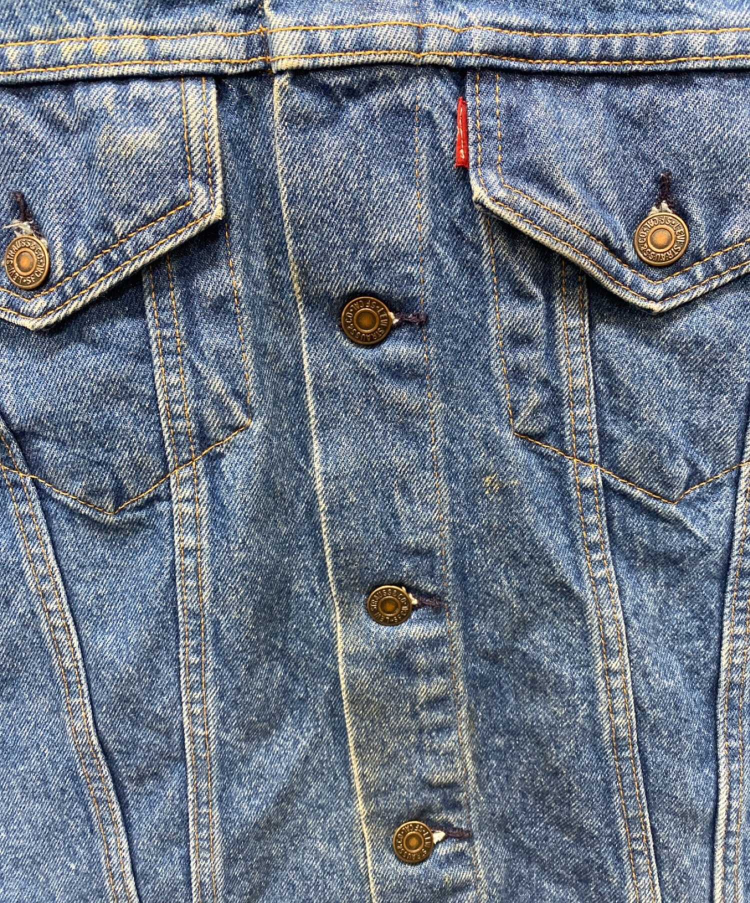 中古・古着通販】LEVI'S (リーバイス) デニムジャケット ブルー サイズ