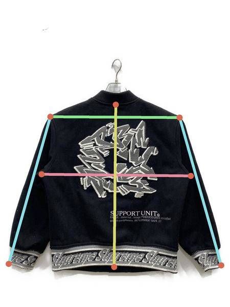 中古・古着通販】SUPREME (シュプリーム) Support Unit Varsity Jacket