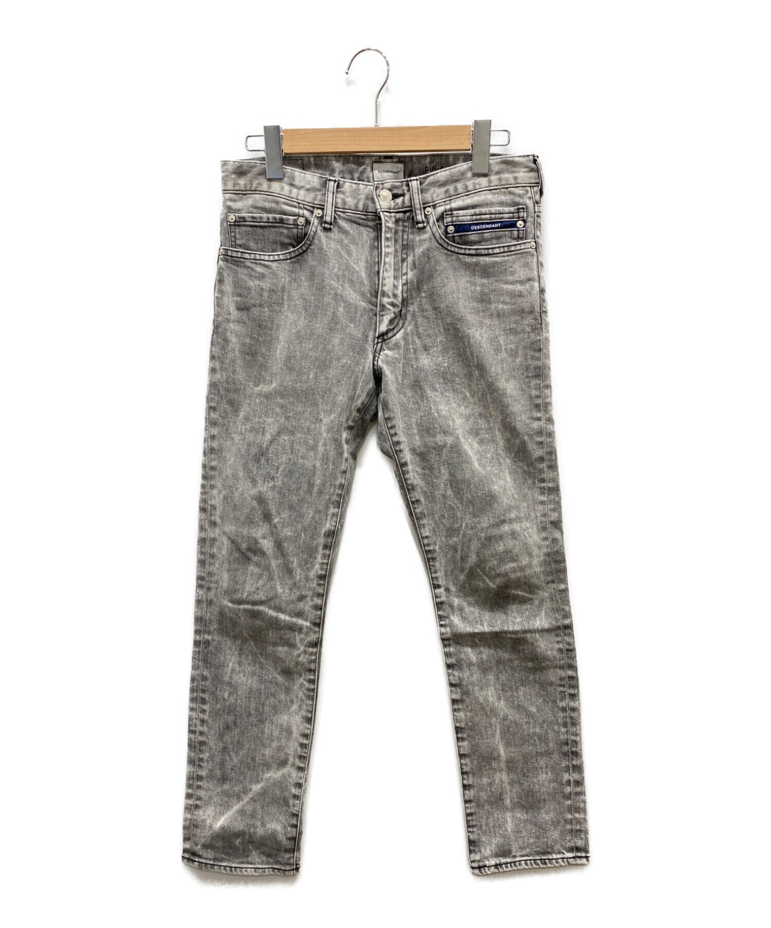 DESCENDANT (ディセンダント) DIN-4 SKINNY JEANS グレー サイズ:2