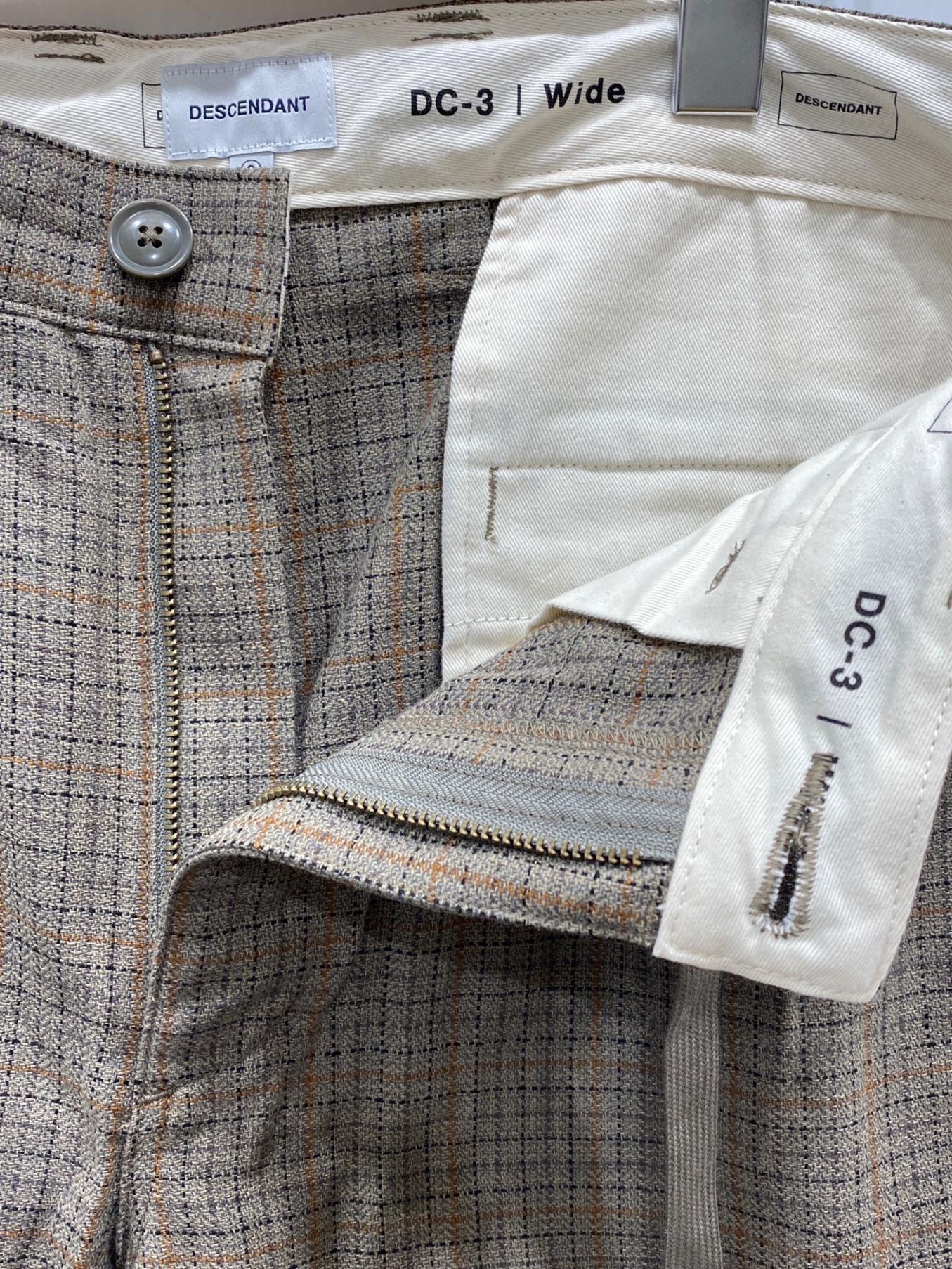 DESCENDANT (ディセンダント) DC-3 TWILL TROUSERS ブラウン サイズ:2