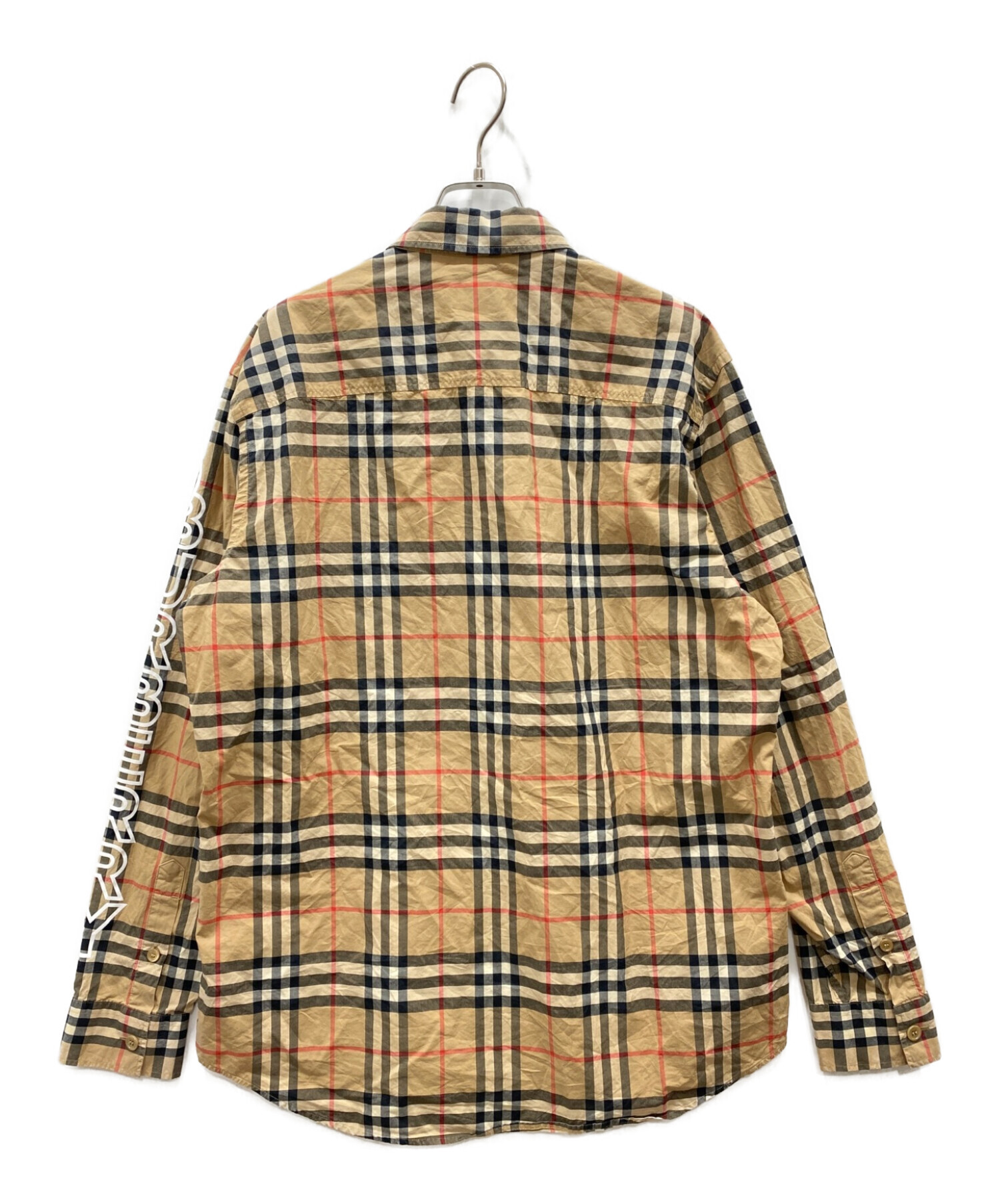 中古・古着通販】BURBERRY (バーバリー) アームロゴプリントノバ