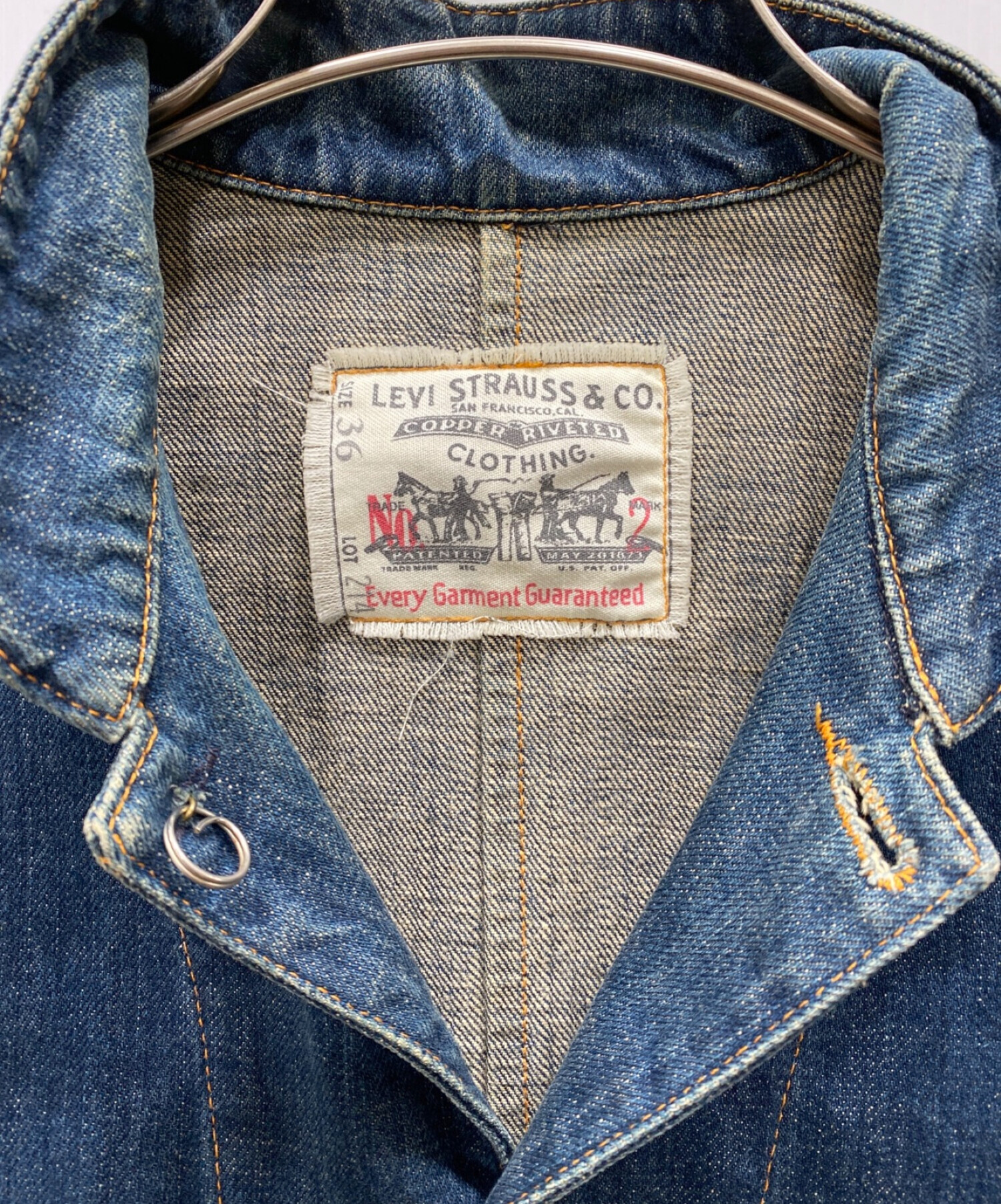 LEVI STRAUSS&CO. (リーバイス) サックコート インディゴ サイズ:36