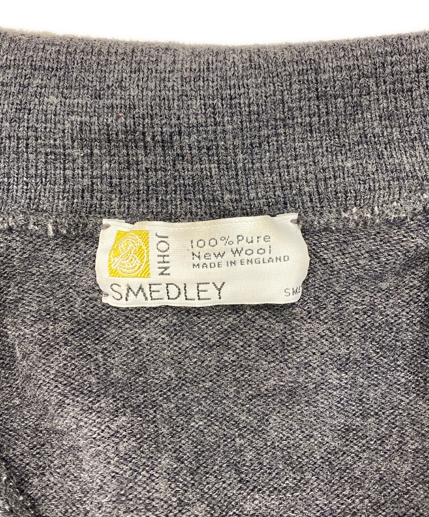 中古・古着通販】JOHN SMEDLEY (ジョンスメドレー) 襟付きカーディガン