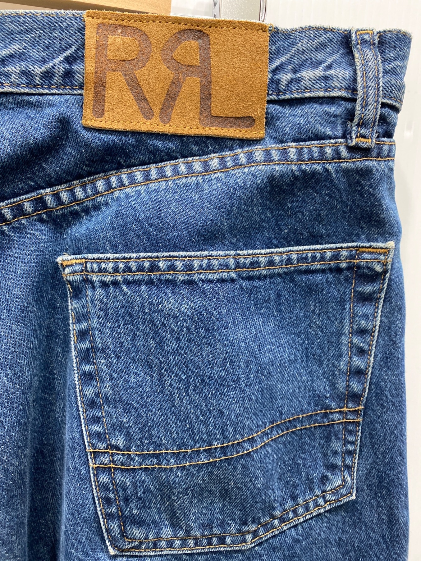 中古・古着通販】RRL (ダブルアールエル) デニムパンツ ブルー サイズ