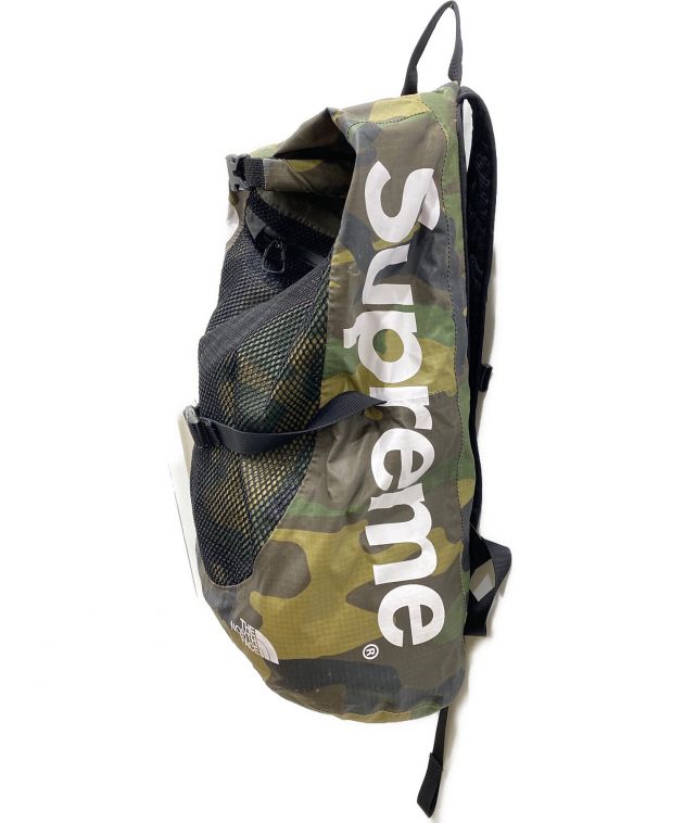 THE NORTH FACE (ザ ノース フェイス) SUPREME (シュプリーム) Waterproof Backpack Woodland  Camo/ウォータープルーフバックパック ウッドランドカモ カーキ×ベージュ