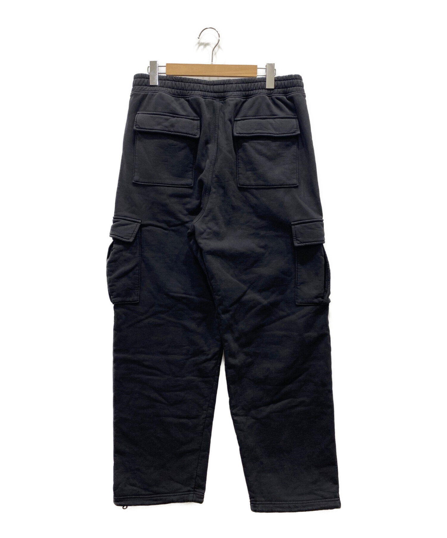 stussy sport (ステューシー スポーツ) cargo fleece pant ブラック サイズ:L