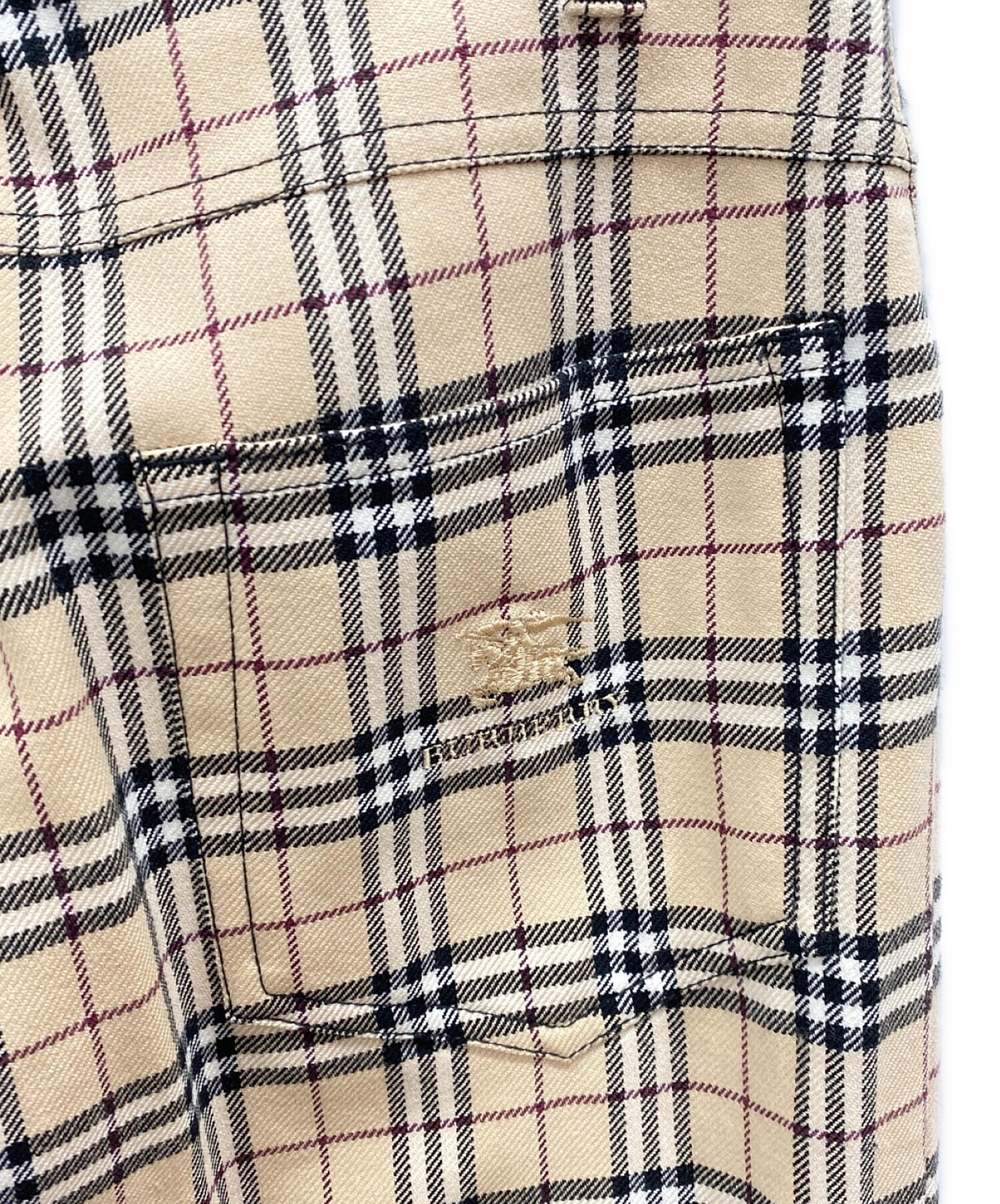 BURBERRY LONDON (バーバリー ロンドン) バーバリーチェックパンツ ベージュ サイズ:38