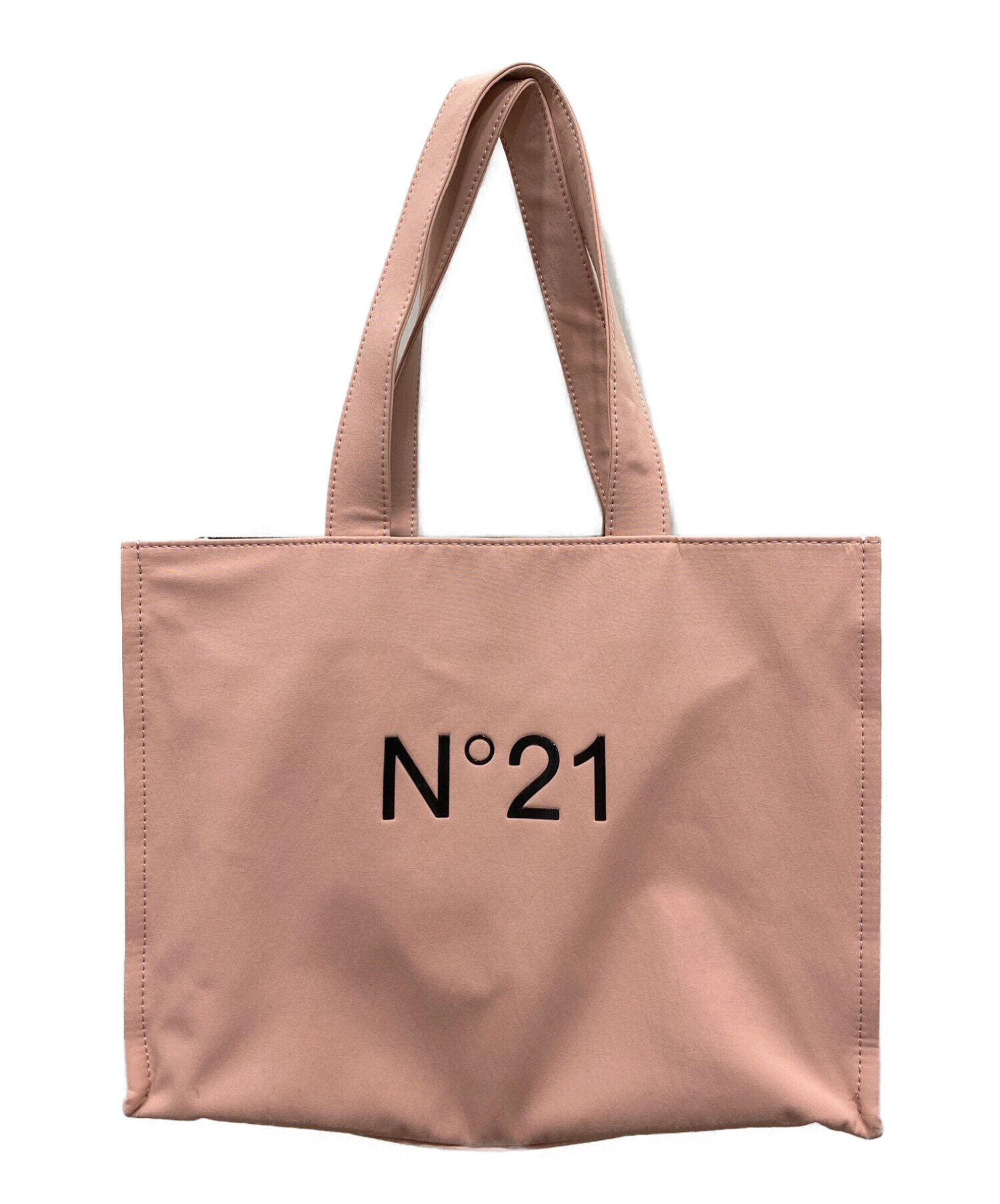 N°21 (ヌメロヴェントゥーノ) ロゴトートバッグ ピンク