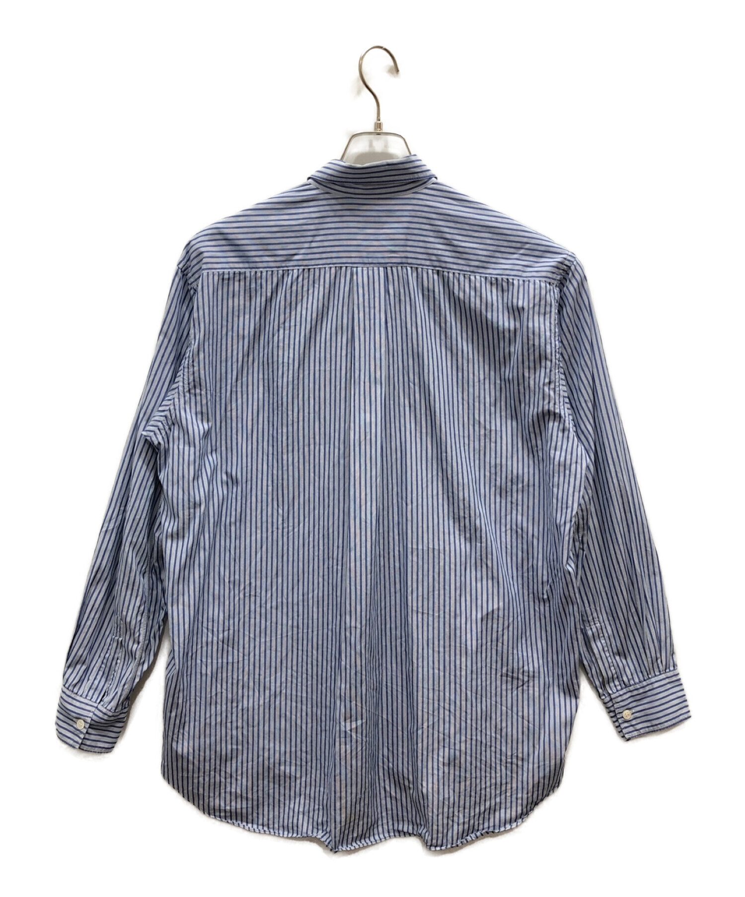 COMME des GARCONS SHIRT (コムデギャルソンシャツ) 長袖ストライプシャツ スカイブルー サイズ:M