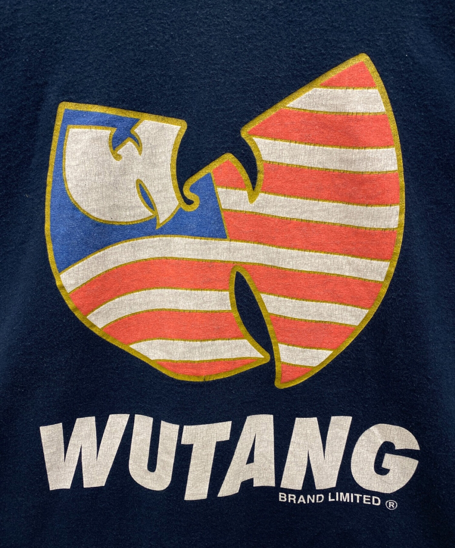 wu-tang clan (ウータンクラン) ヴィンテージプリントTシャツ ネイビー サイズ:L