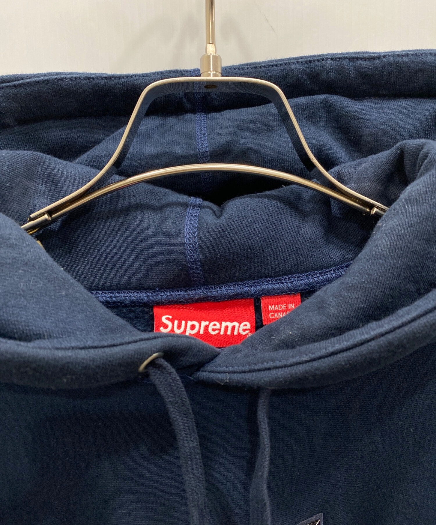 Supreme Bandana Box Logo Hooded 紺色 S