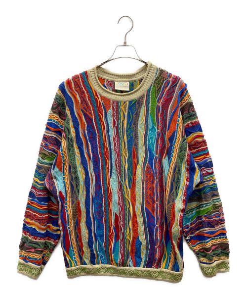 【中古・古着通販】Coogi (クージー) コットン3Dニット ベージュ