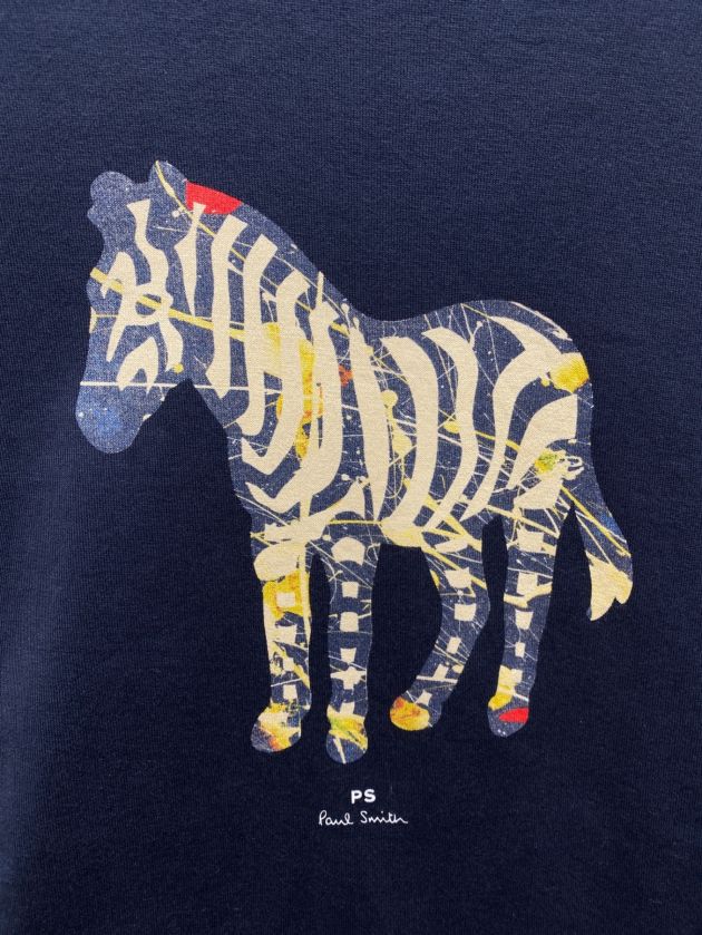 中古・古着通販】PAUL SMITH (ポールスミス) ゼブラプリントTシャツ