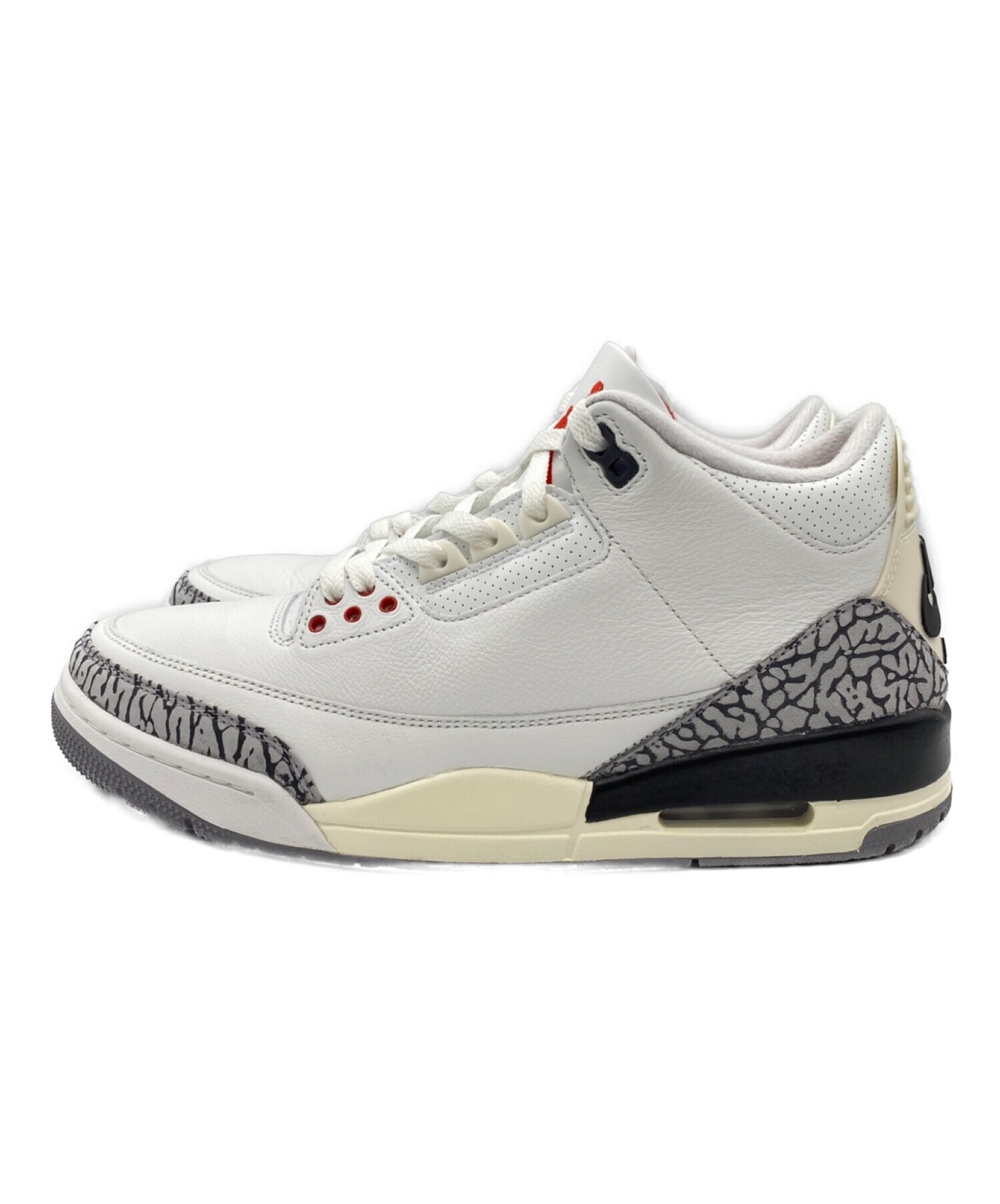 NIKE (ナイキ) Air Jordan 3 Retro/エアジョーダン3 レトロ ホワイト サイズ:27.5