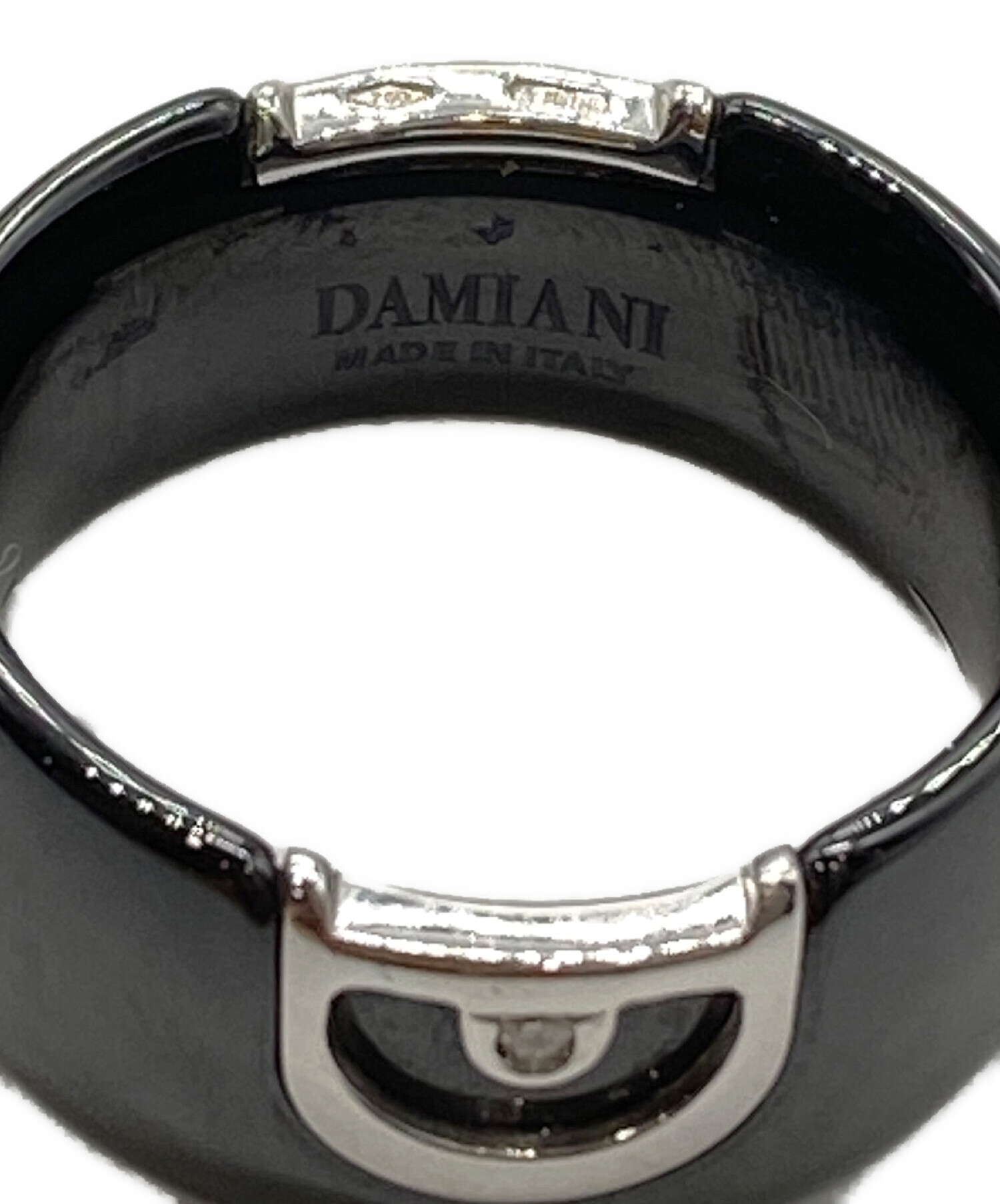 中古・古着通販】DAMIANI (ダミアーニ) 1Pダイヤリング ブラック