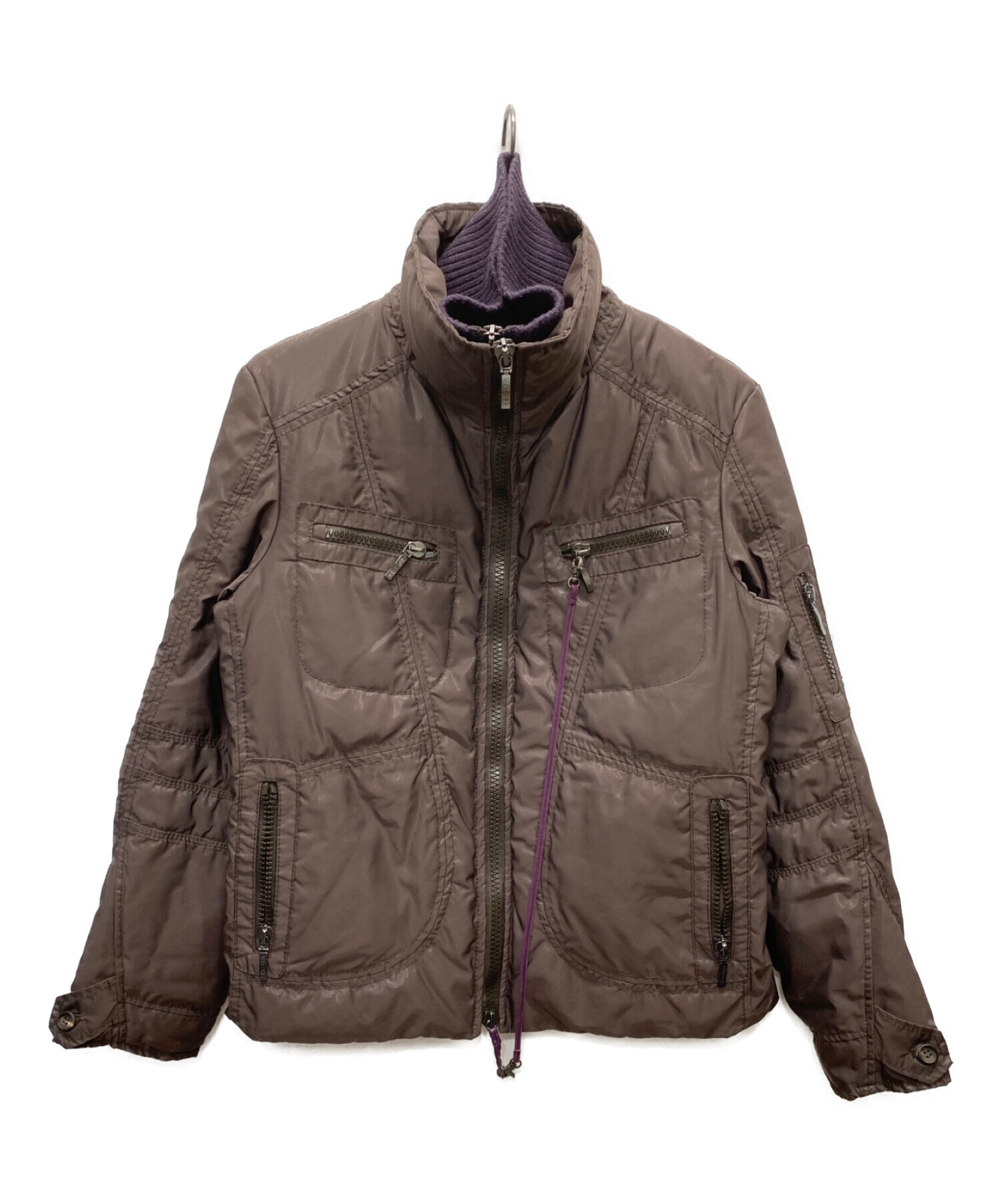 【値下げ品】ERMANNO SCERVINO ジャケット ブラウン　茶色　サイズ50（XL） ジャケット・アウター