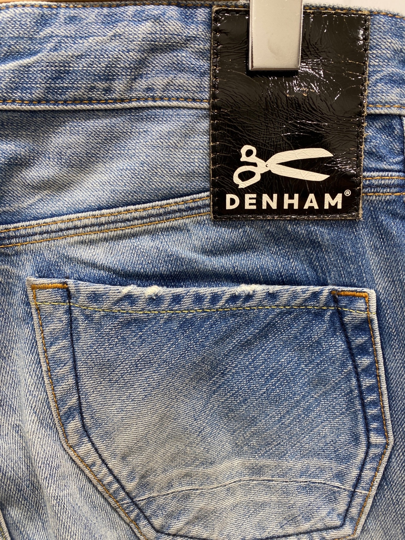 中古・古着通販】Denham (デンハム) CUTTER SLIMデニムパンツ ブルー