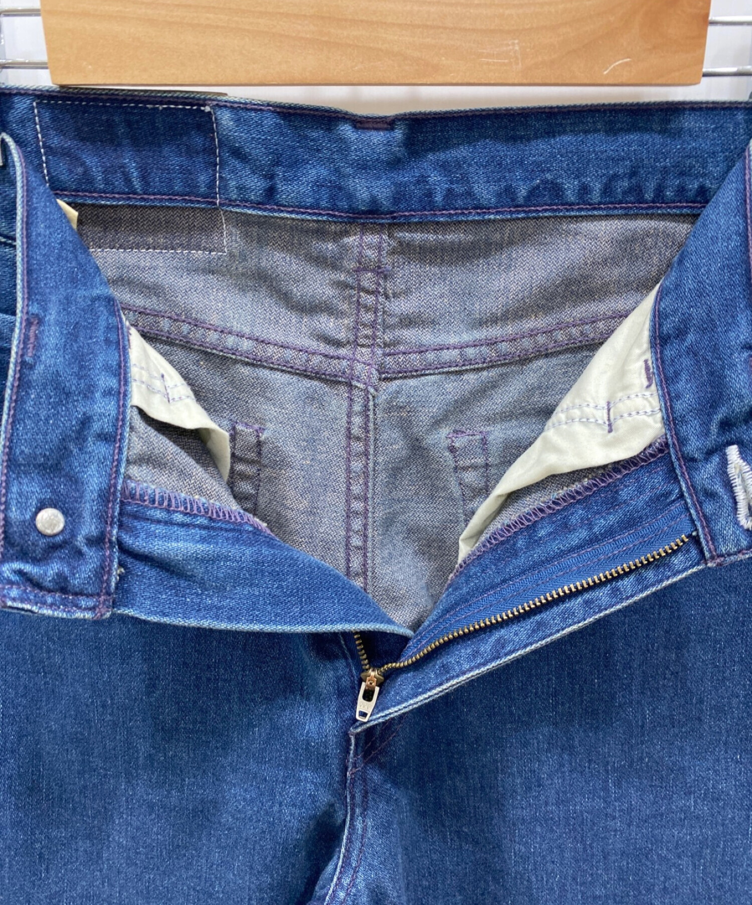 中古・古着通販】nanamica (ナナミカ) 5Pockets Straight Denim Pants ブルー サイズ:30｜ブランド・古着通販  トレファク公式【TREFAC FASHION】スマホサイト