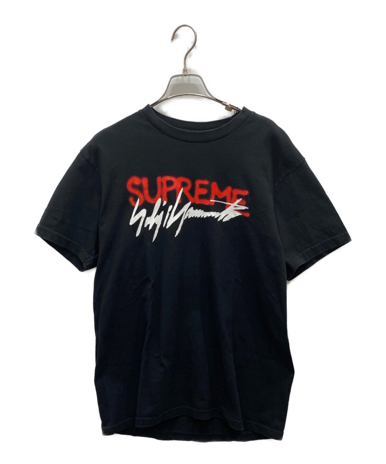 SUPREME (シュプリーム) YOHJI YAMAMOTO (ヨウジヤマモト) 20AW Logo Tee ブラック サイズ:M