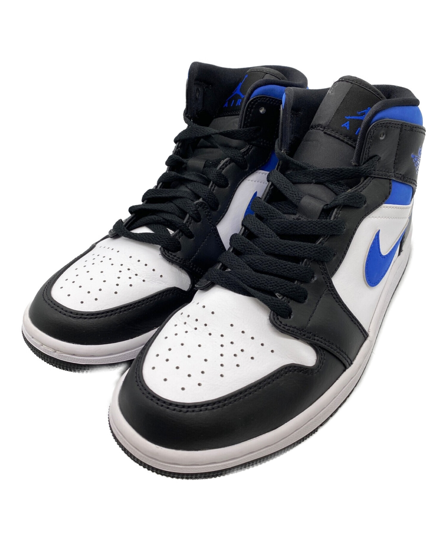 中古・古着通販】NIKE (ナイキ) AIR JORDAN 1 MID ホワイト×ブルー